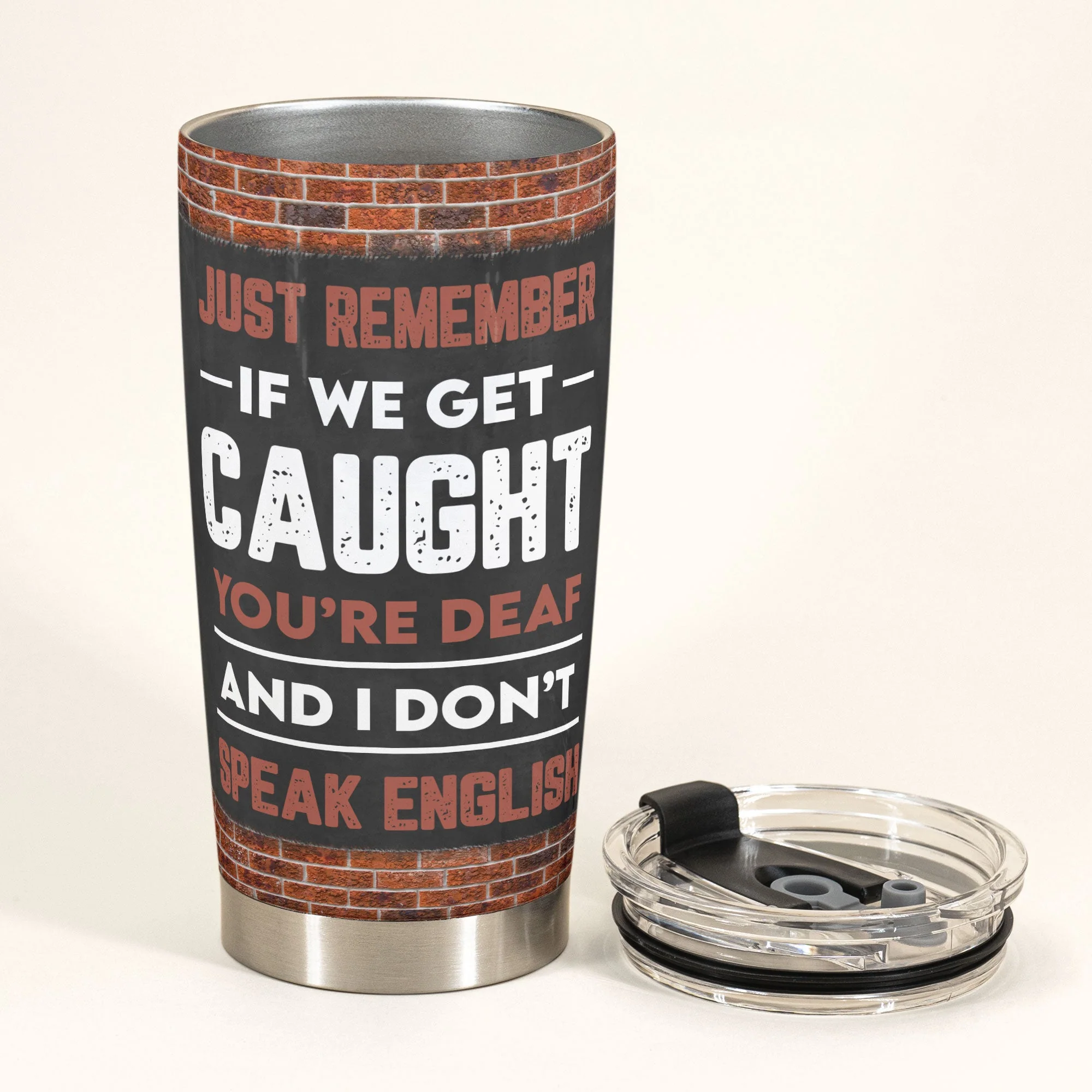 Partners In Crime - Personalized Tumbler Cup - Birthday Gifts For Besties, Sisters, Sistas - Denim Girls - Image 2