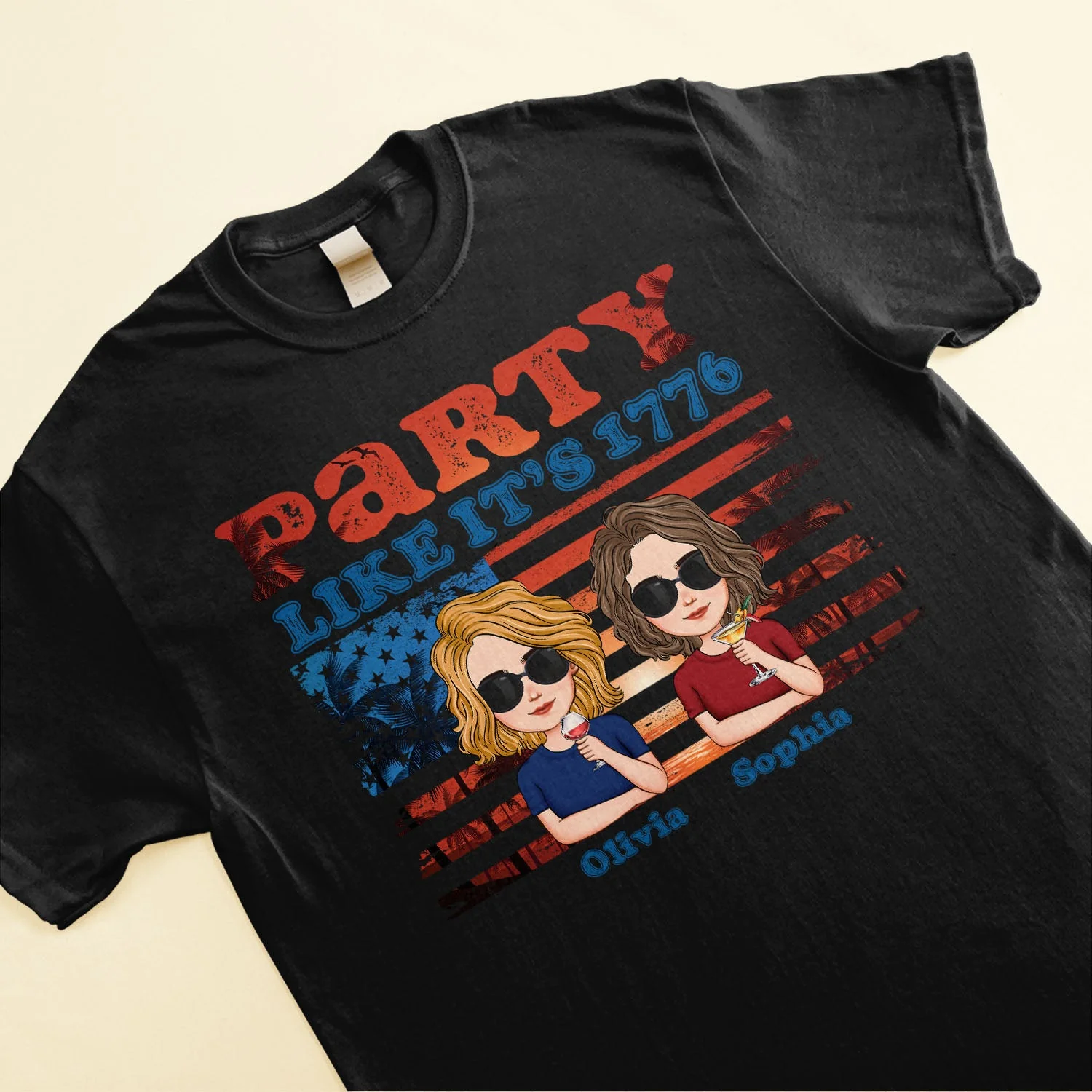 Party Like It's 1776 - Personalized Shirt - Image 3