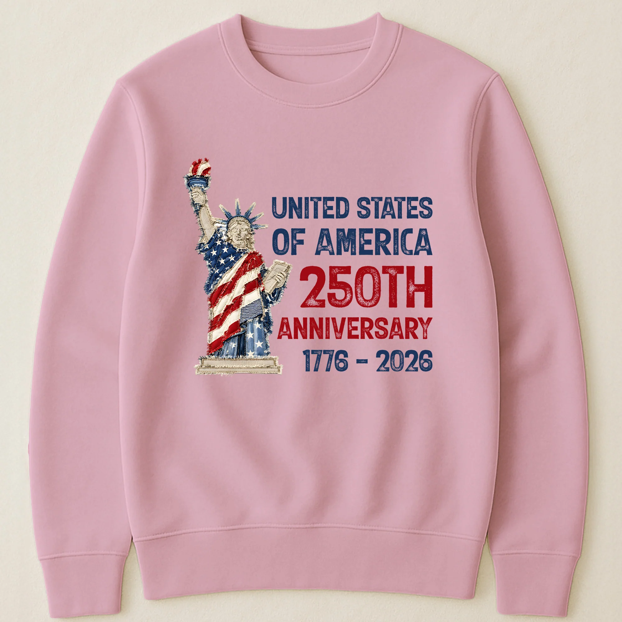 Patchwork Style USA Statue Of Liberty Print - Shirt - Image 20