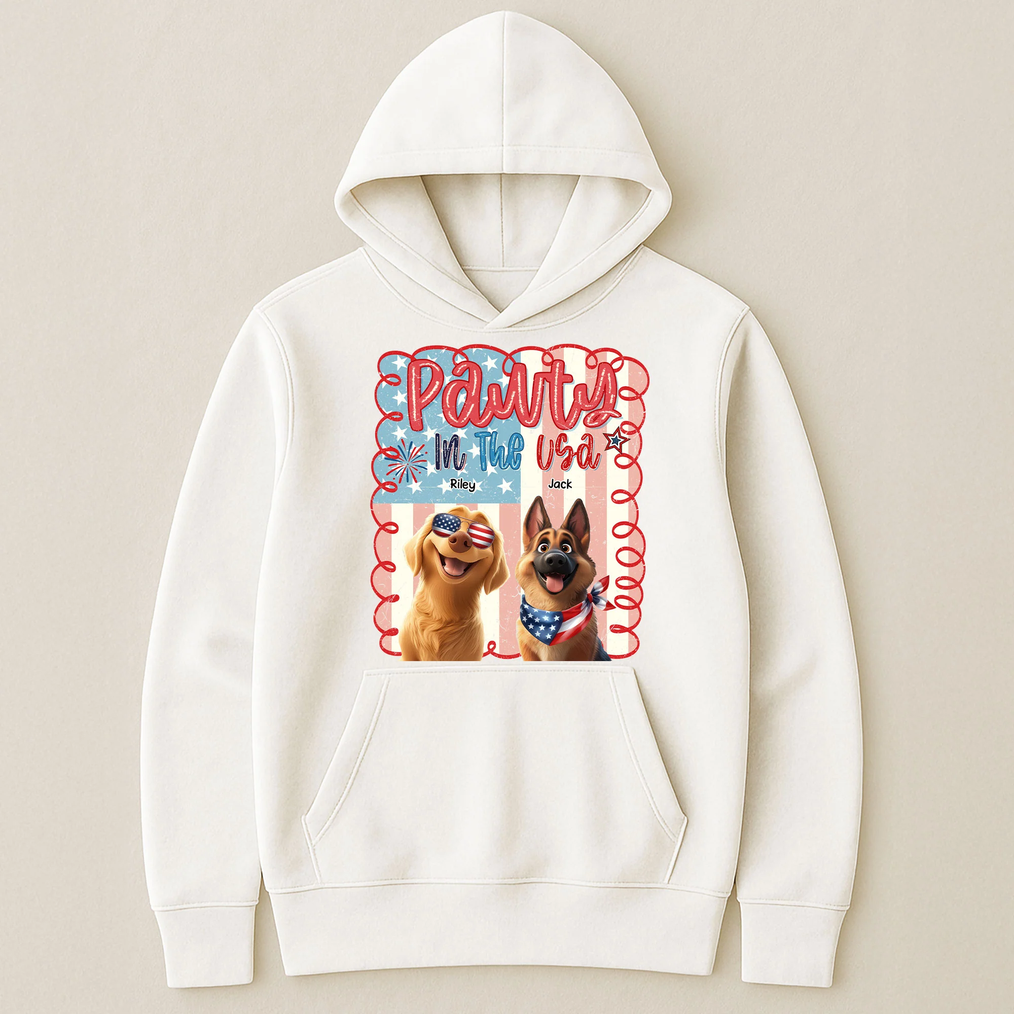 Pawty In The Usa - Personalized Shirt - Image 6