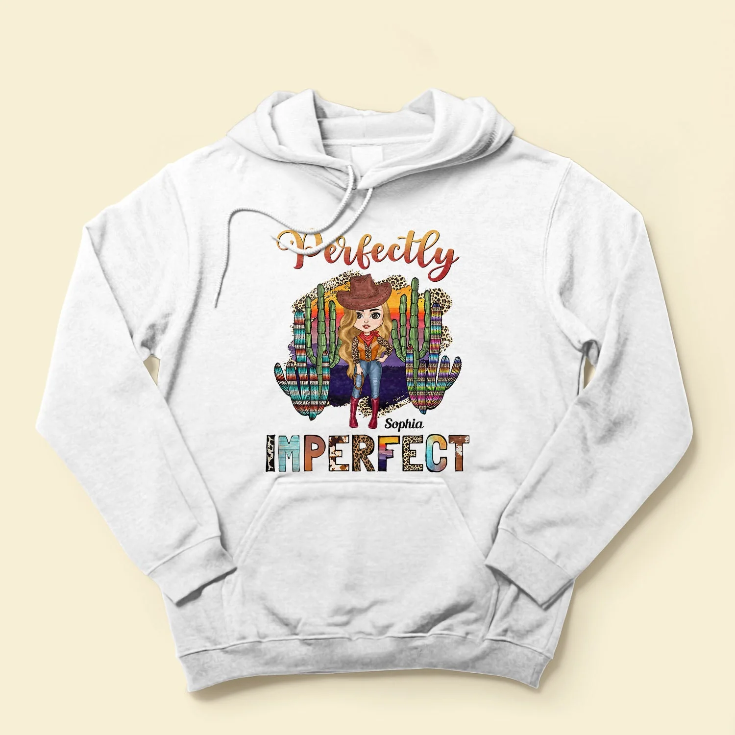 Perfectly Imperfect - Personalized Shirt - Gift For Cowgirl, Texas Girl, Western Woman - Image 4