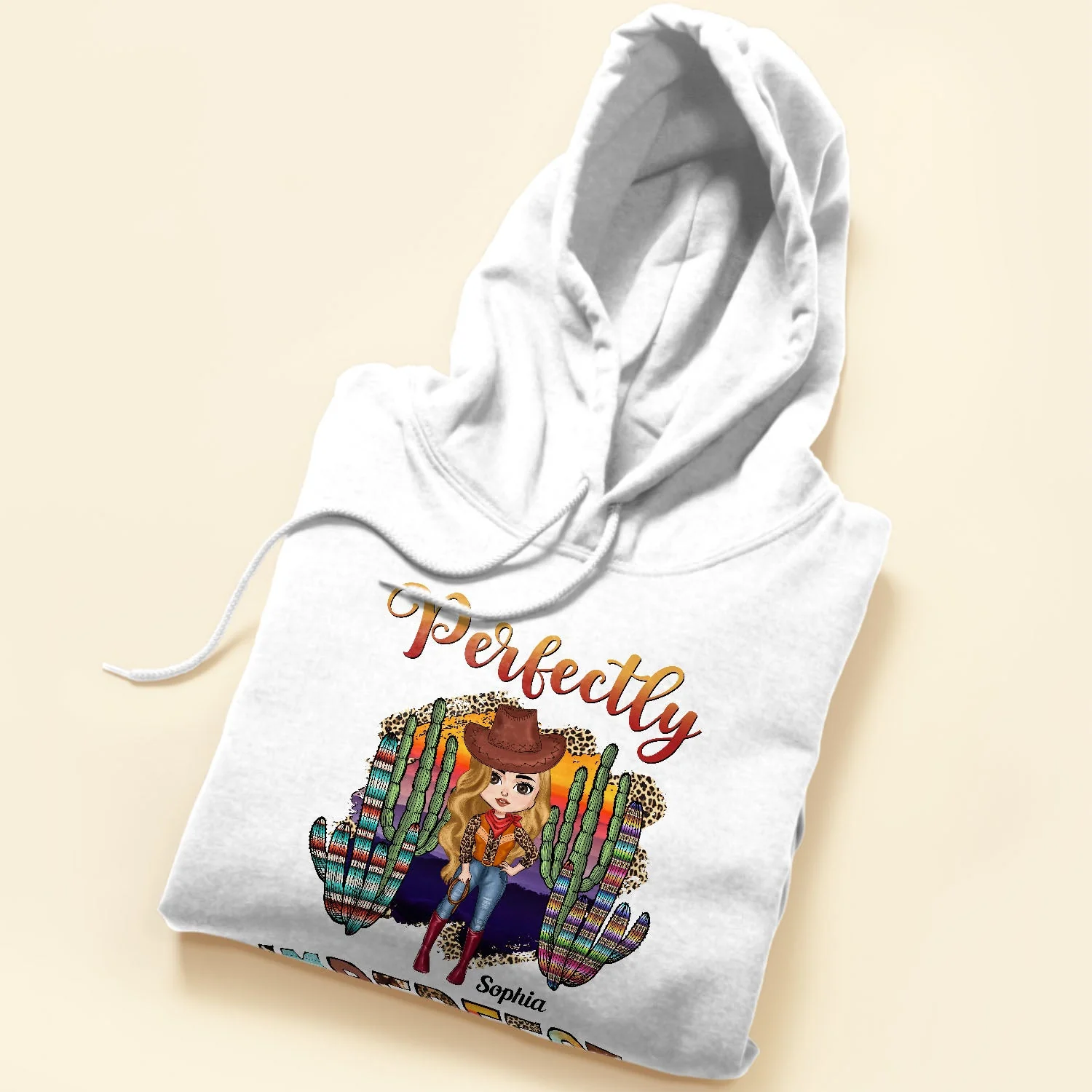 Perfectly Imperfect - Personalized Shirt - Gift For Cowgirl, Texas Girl, Western Woman - Image 5