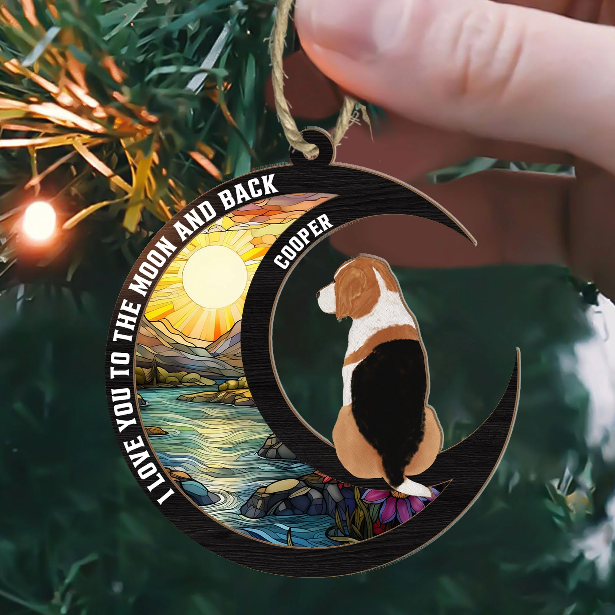 Pet Loss - Personalized Suncatcher Ornament - Image 4