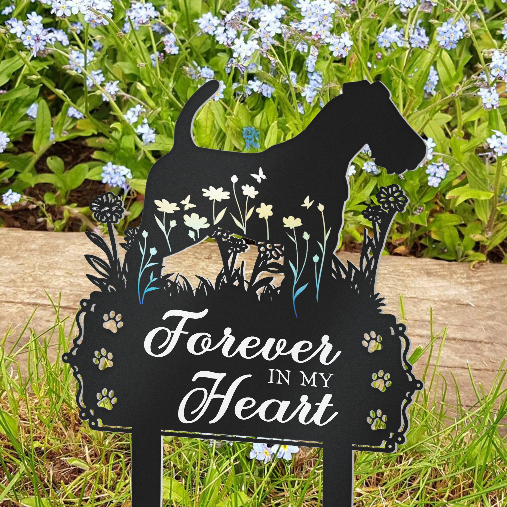 Pet Lover Gift Dog Garden Metal Stake - Personalized Garden Stake - Image 5