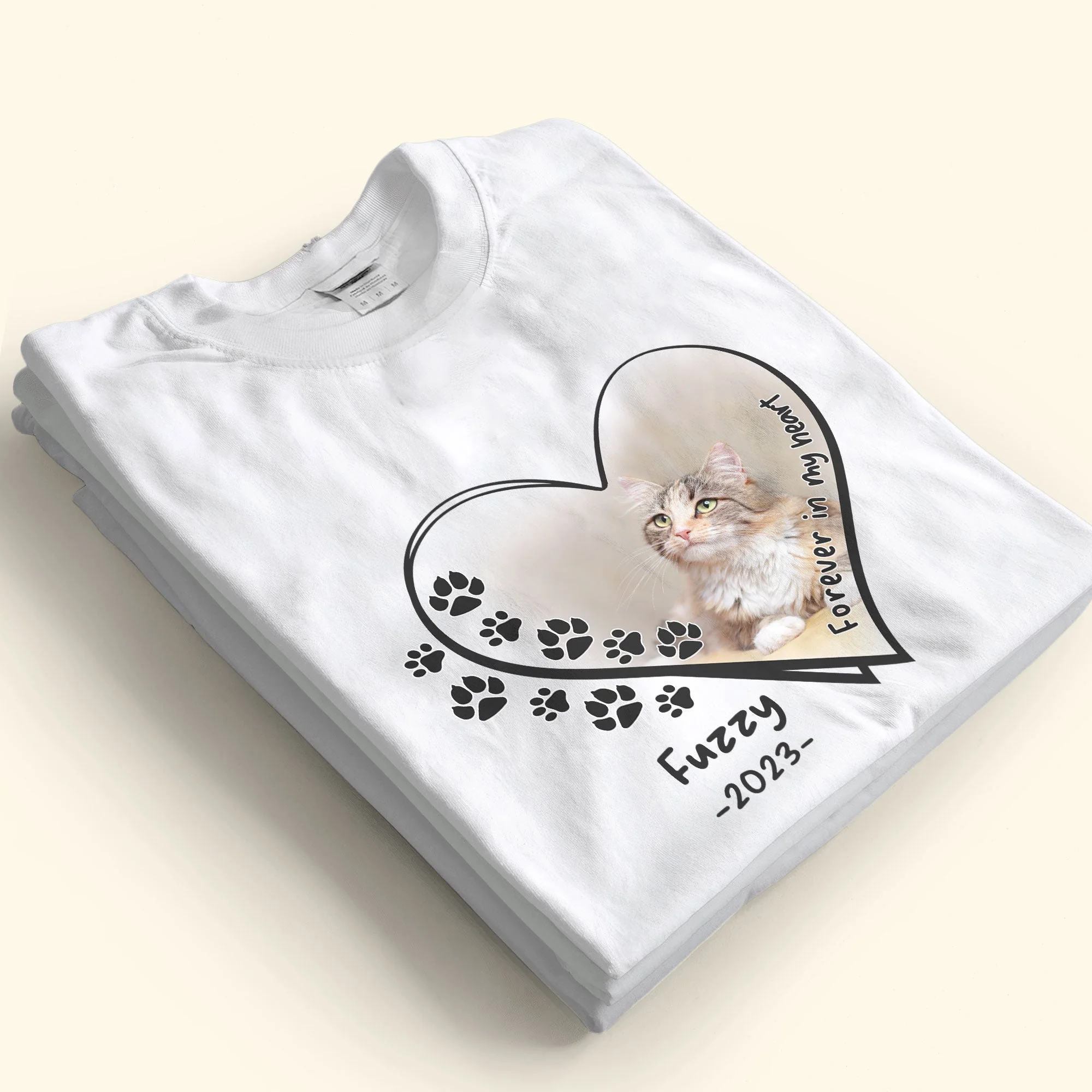 Pet Remembrance - Personalized Photo Shirt - Image 2