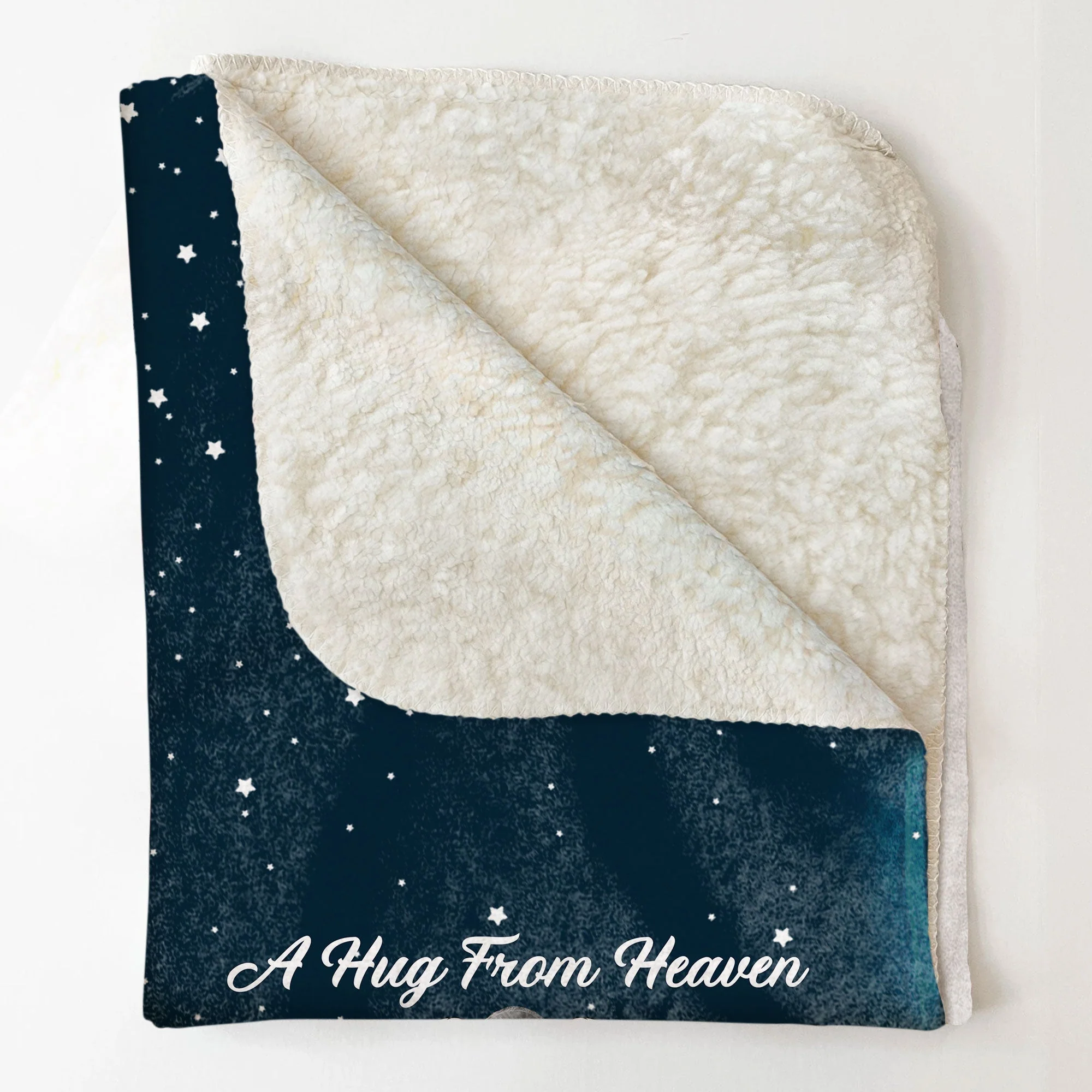 A Hug From Heaven - Personalized Photo Blanket - Image 5