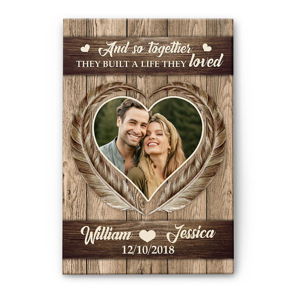 And So Together They Built A Life They Loved - Personalized Photo Poster/Wrapped Canvas - Image 7