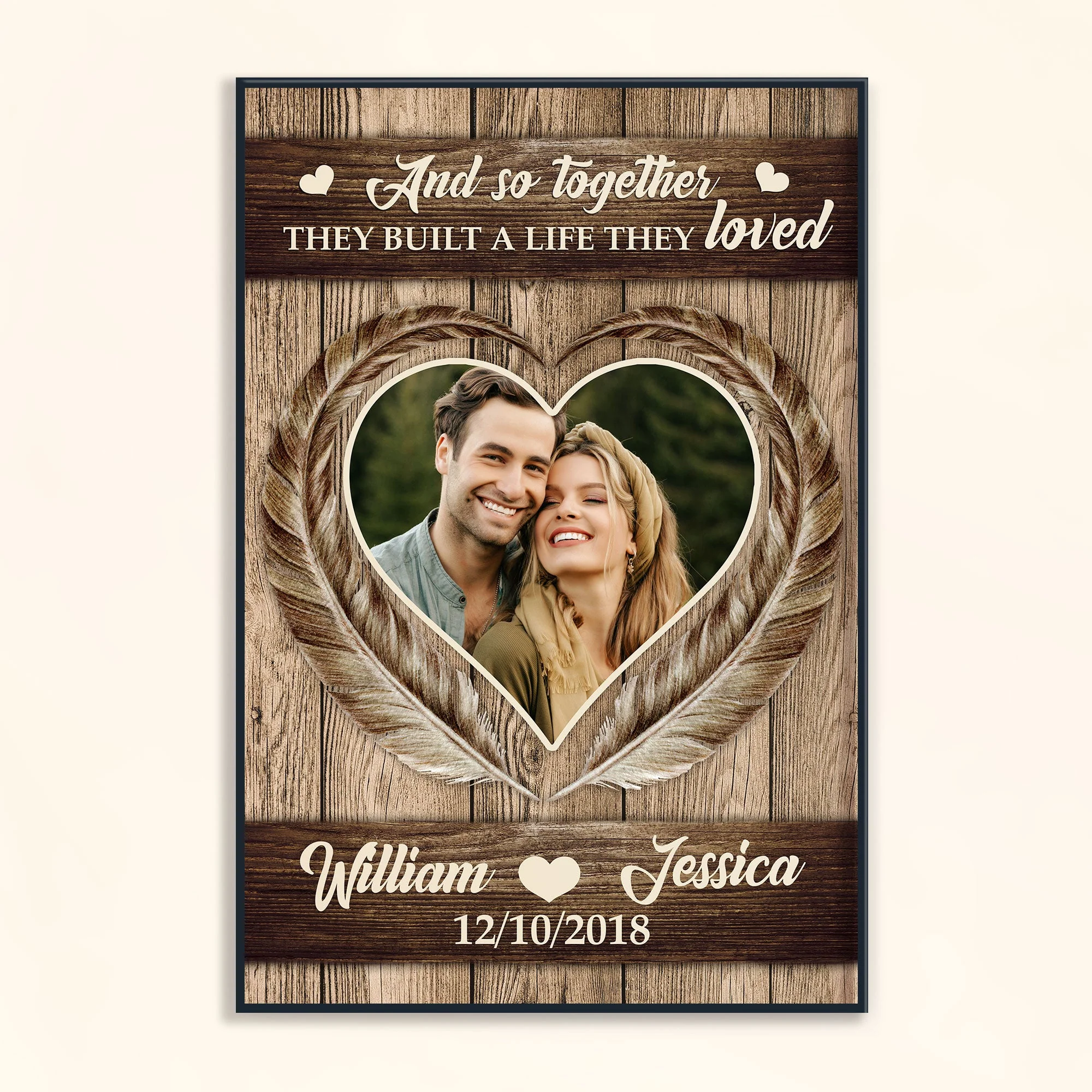 And So Together They Built A Life They Loved - Personalized Photo Poster/Wrapped Canvas - Image 8