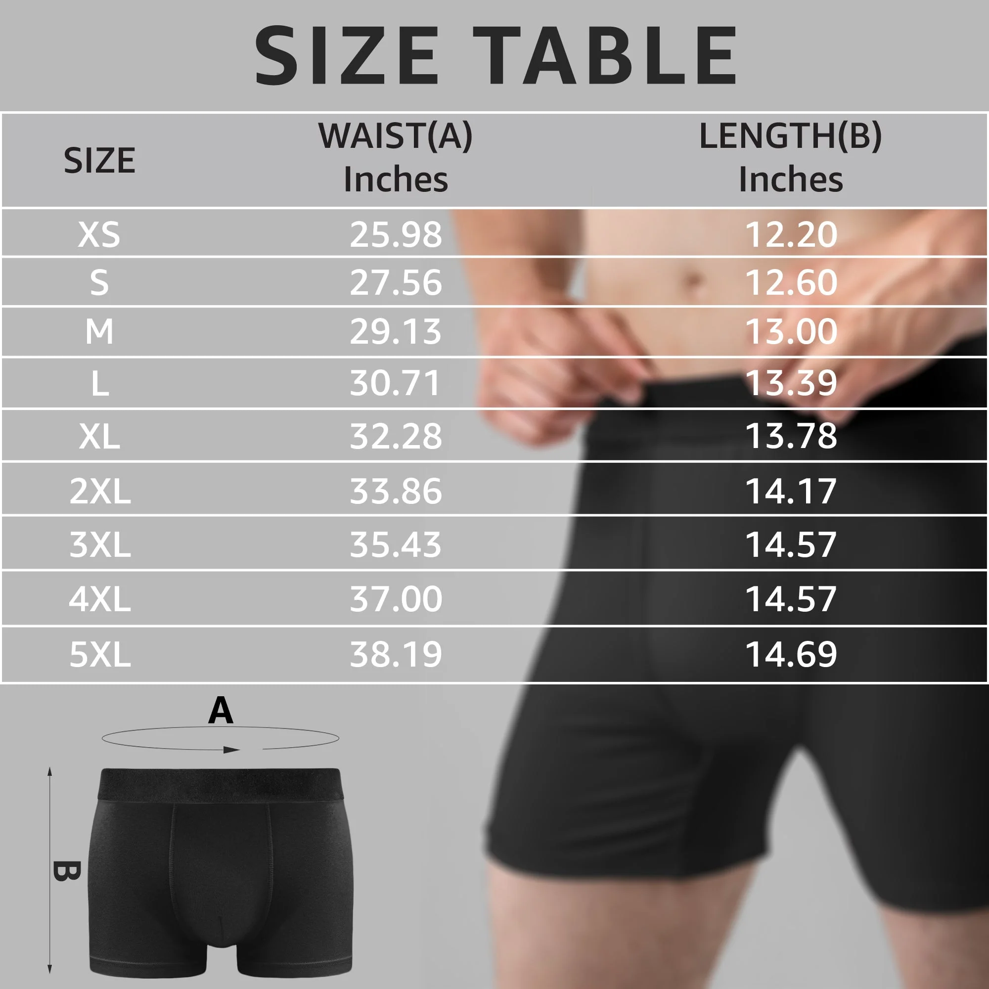 I Love My Wife - Personalized Photo Men's Boxer Briefs - Anniversary Gifts For Men, Husband, Him - Gift For Husband - Image 4