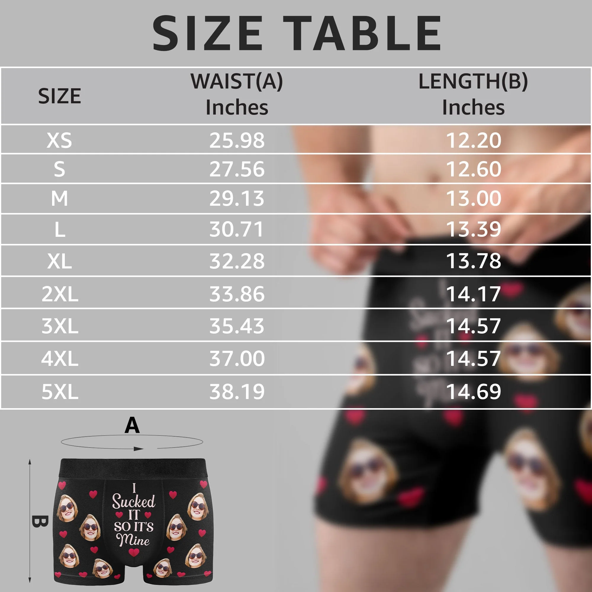 I Sucked It - Personalized Photo Men's Boxer Briefs - Underwear with Face - Gift For Husband - Image 7