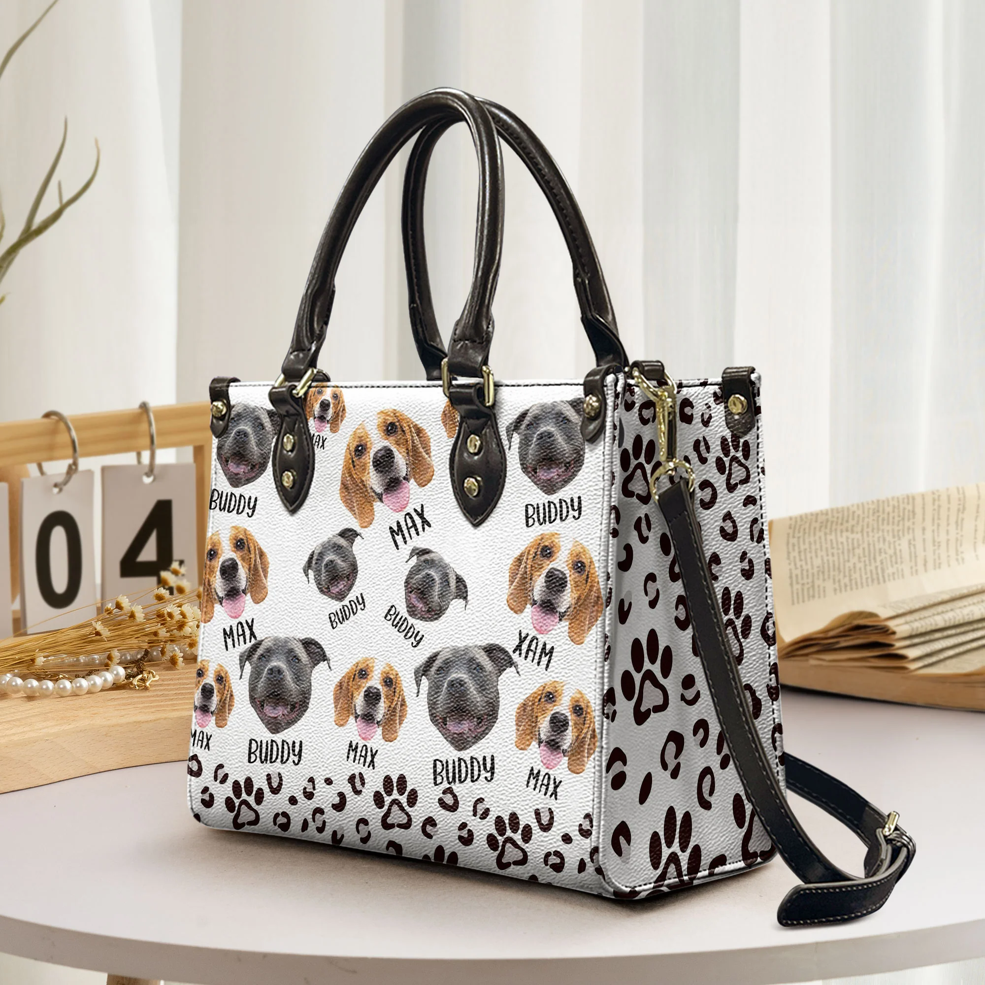My Pet's Face - Personalized Photo Leather Bag - Image 2