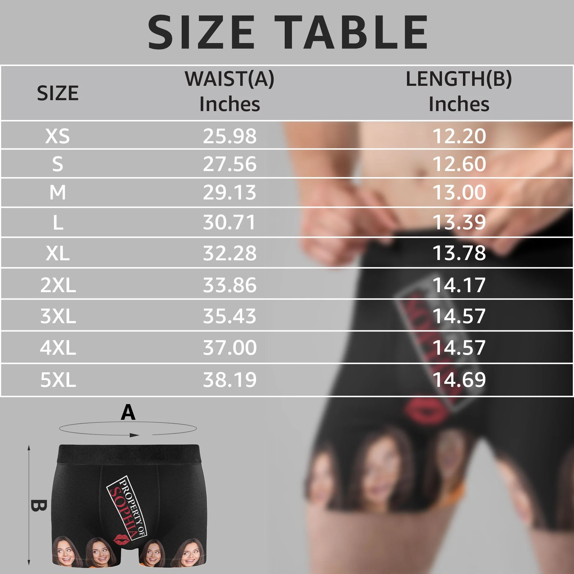 Property Of My Hot Wife - Personalized Photo Men Boxer Briefs - Birthday Gifts For Men, Husband, Him, Boyfriend - Image 3