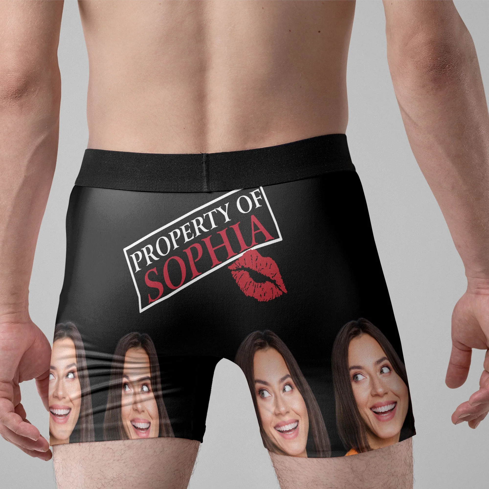Property Of My Hot Wife - Personalized Photo Men Boxer Briefs - Birthday Gifts For Men, Husband, Him, Boyfriend - Image 4