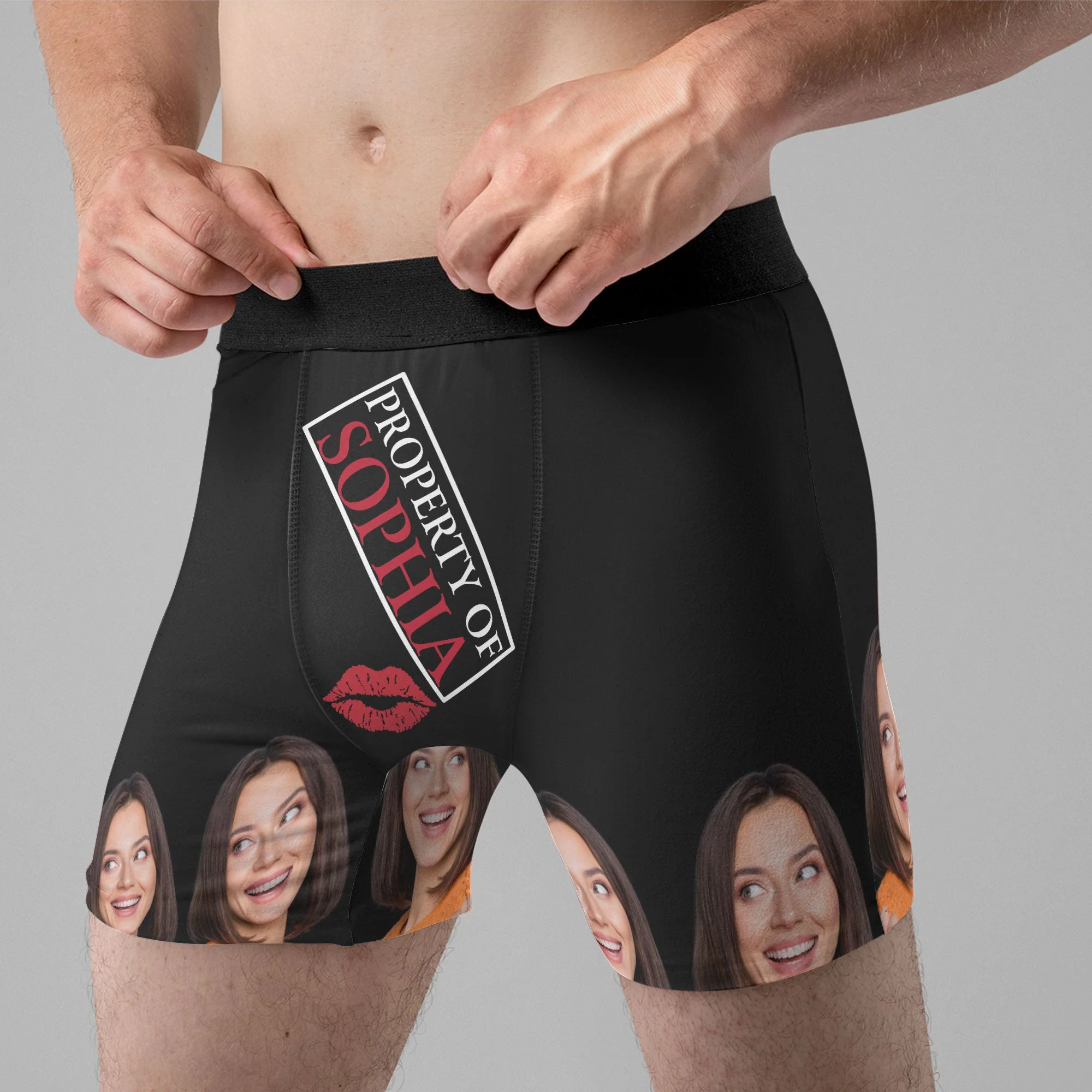 Property Of My Hot Wife - Personalized Photo Men Boxer Briefs - Birthday Gifts For Men, Husband, Him, Boyfriend - Image 5
