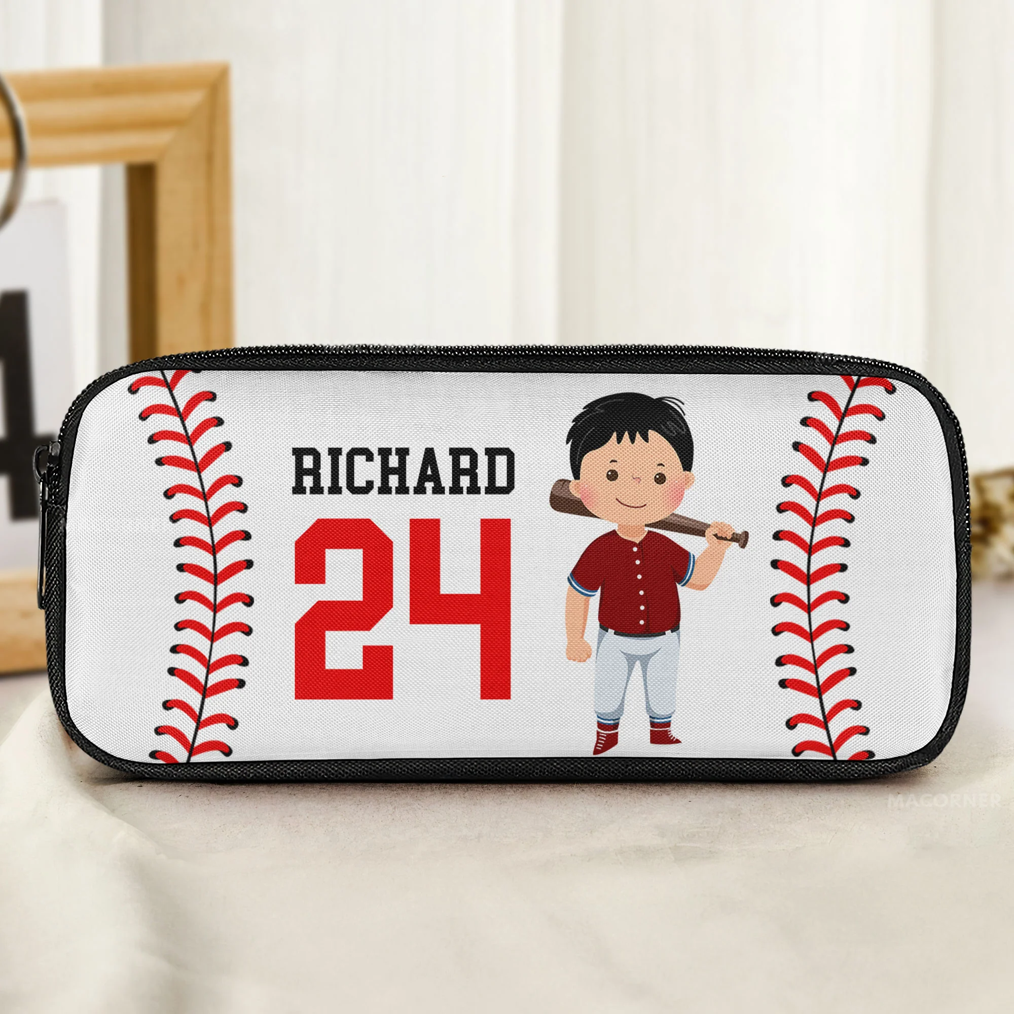 Play Hard Or Go Home - Personalized Pencil Case - Image 3