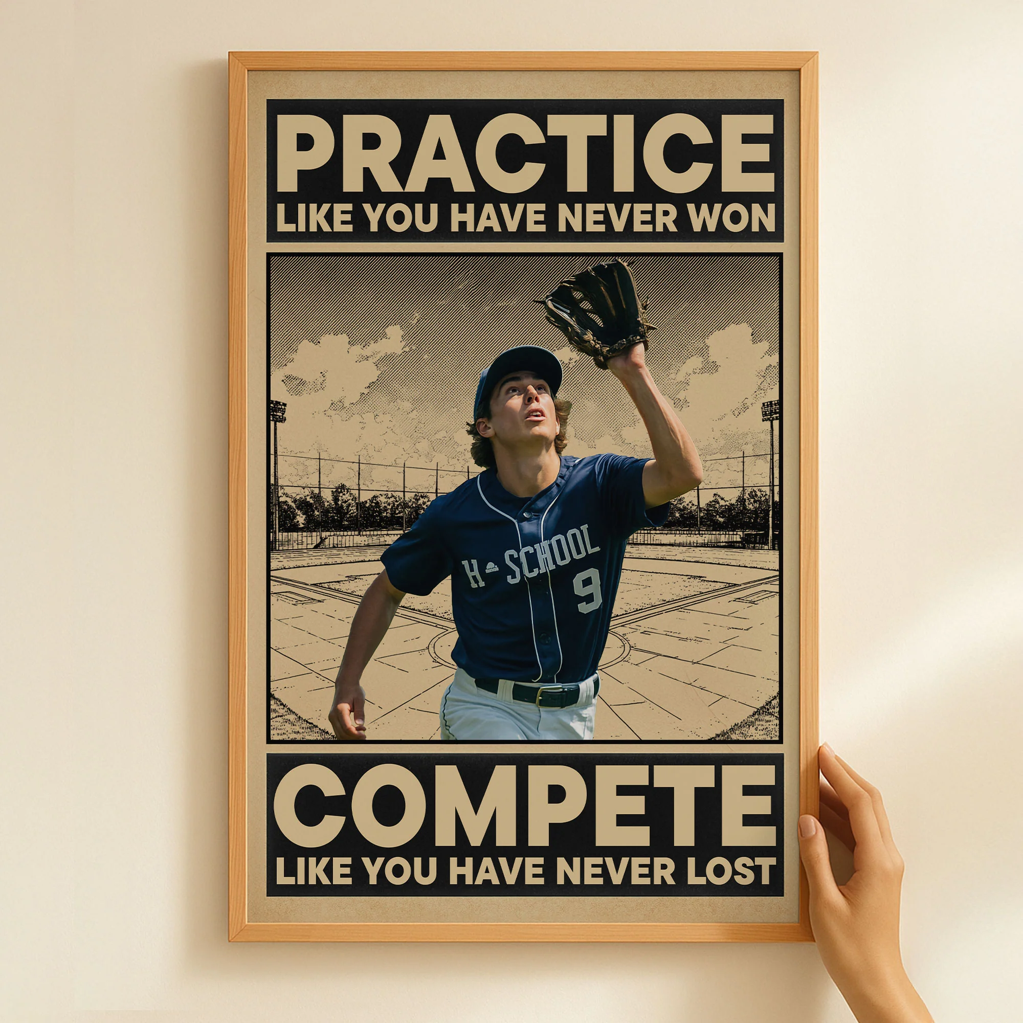 Practice Like You Have Never Won - Personalized Photo Poster - Image 7