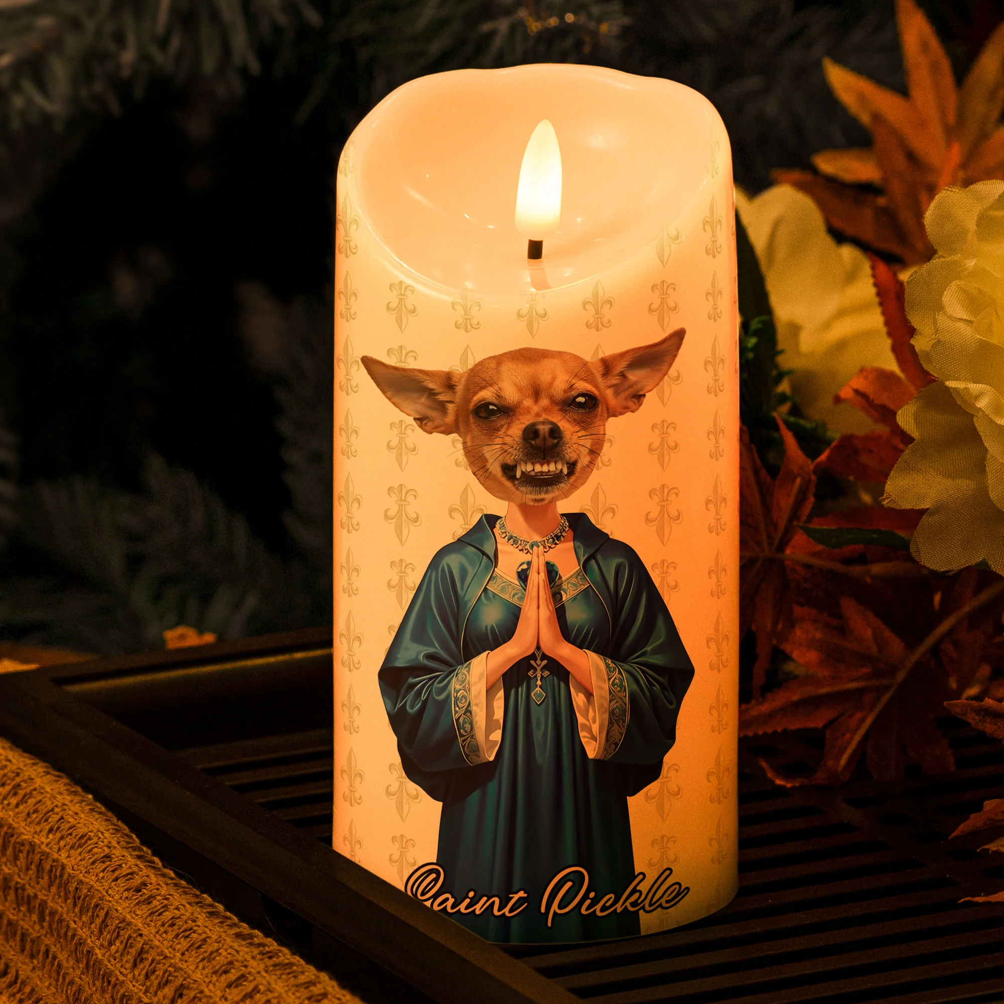 Prayer Candle Custom Saint Funny Novelty - Personalized Candles - Image 2
