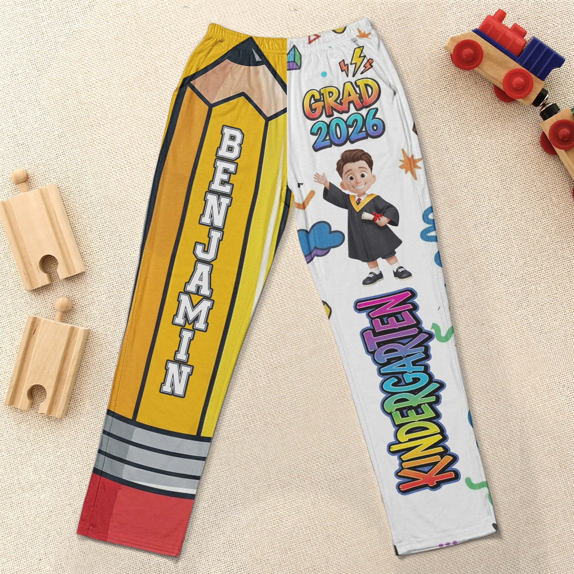 Preschool Kindergarten Graduation - Personalized Lounge Pants - Image 2