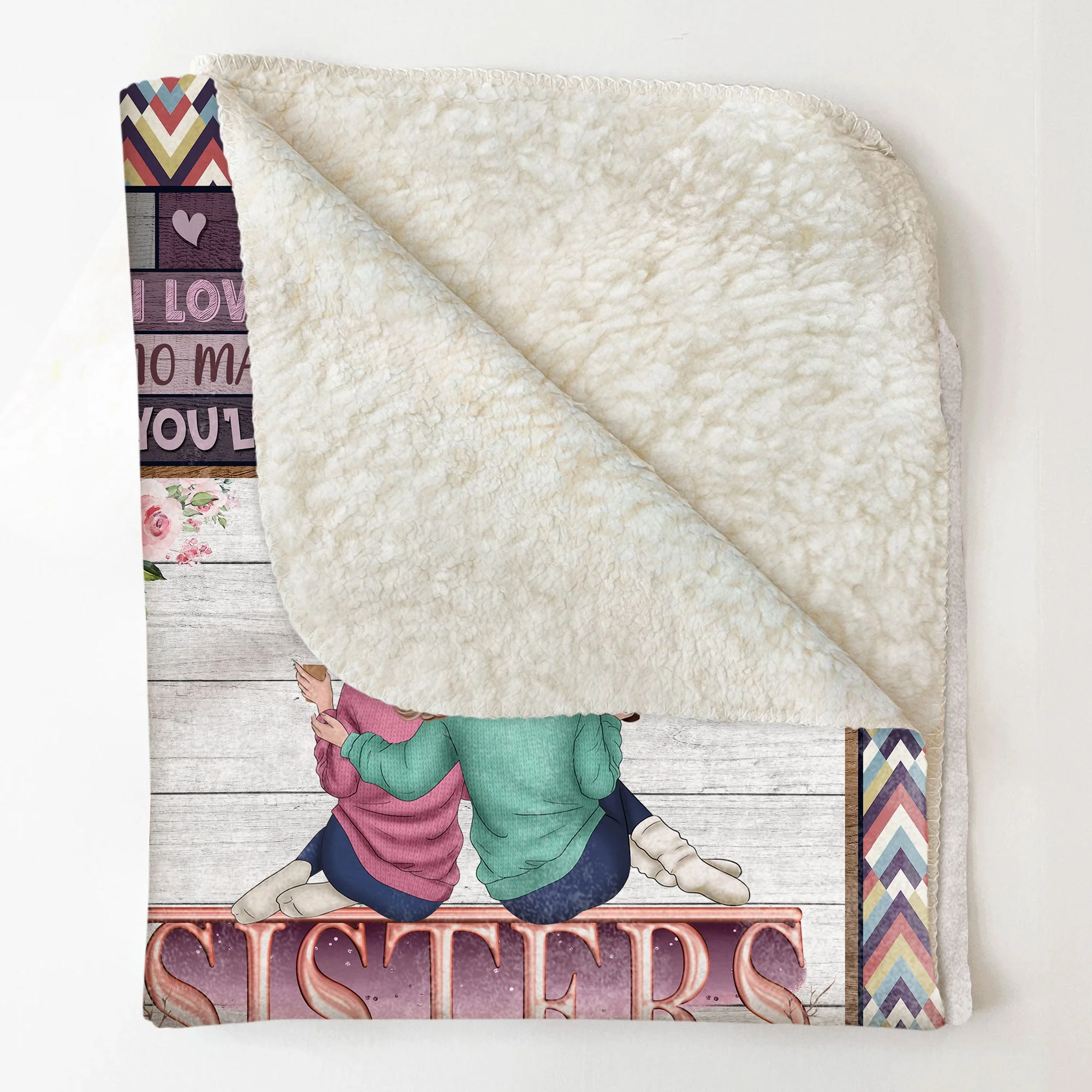 Pretend This Is A Hug From Me - Personalized Blanket - Image 4
