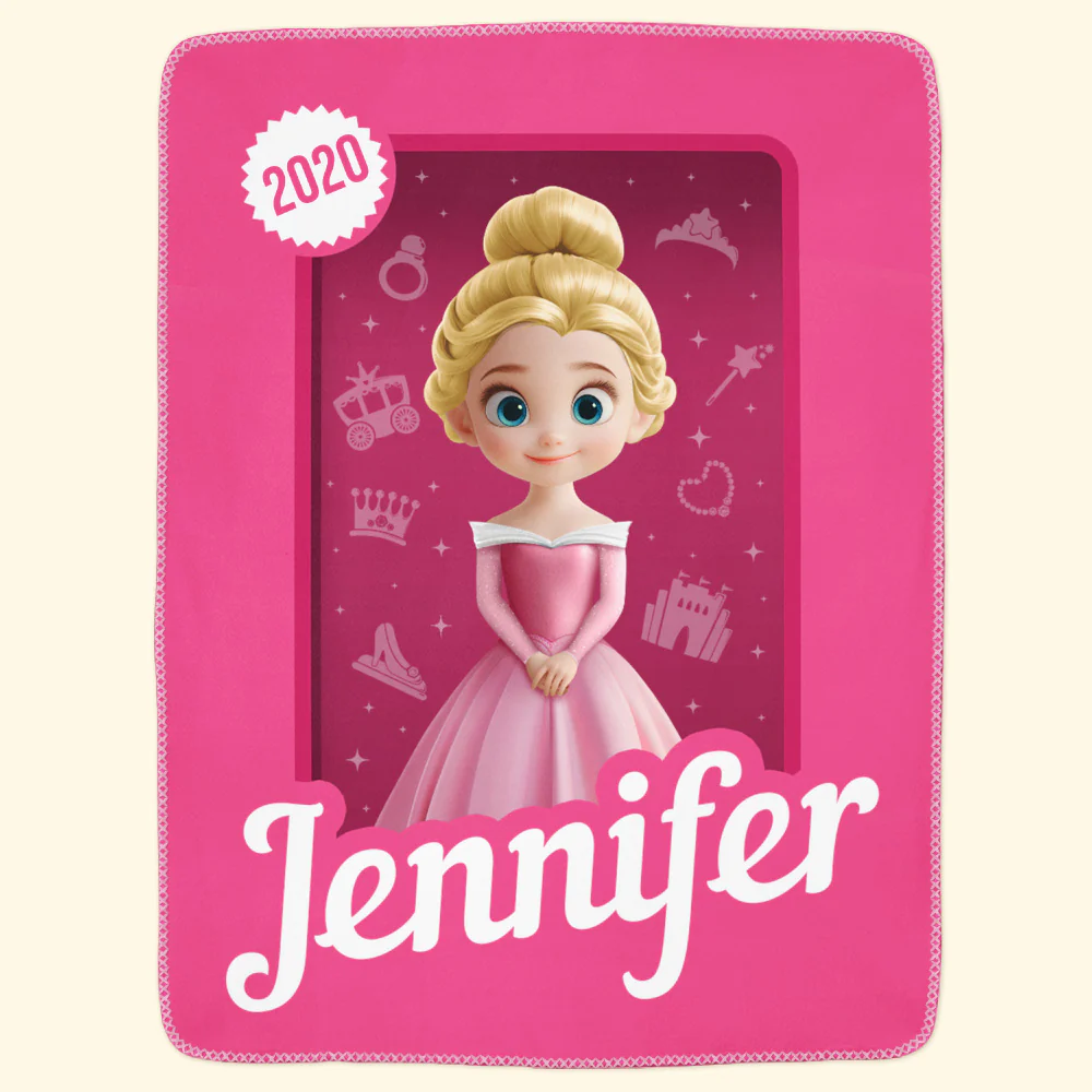 Princess Toy Box - Gift For Daughter - Personalized Blanket - Image 2