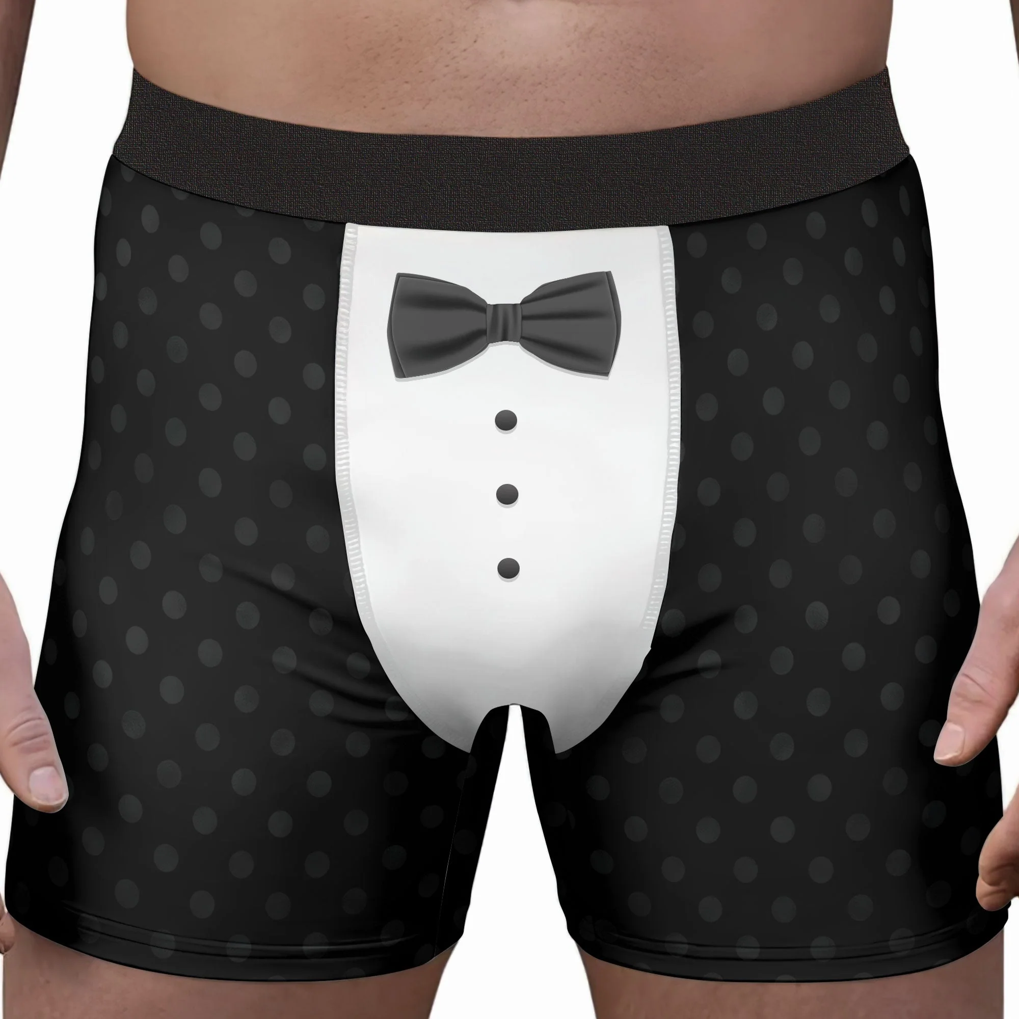 Property Of The Bride - Personalized Photo Men's Boxer Briefs - Image 2