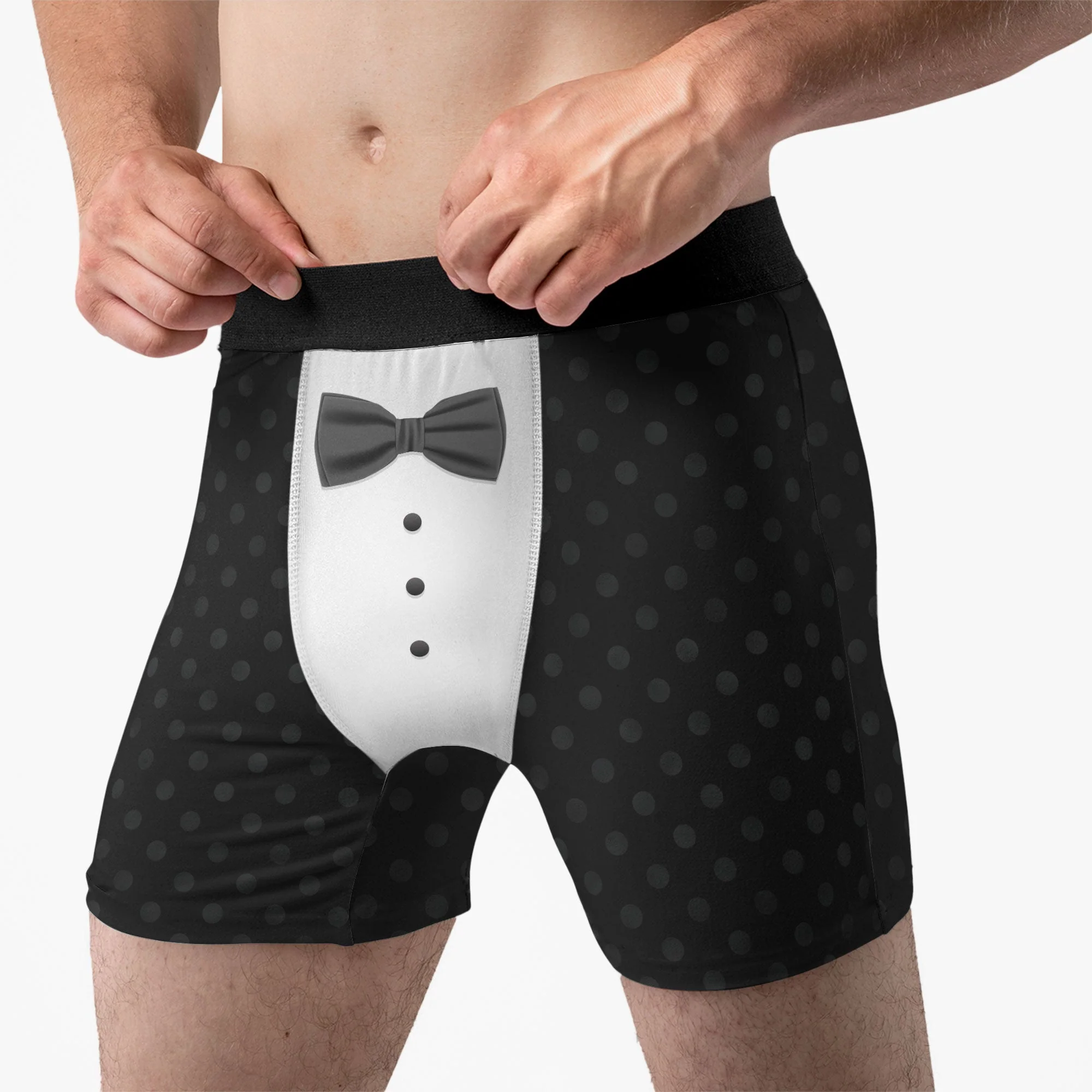 Property Of The Bride - Personalized Photo Men's Boxer Briefs - Image 4