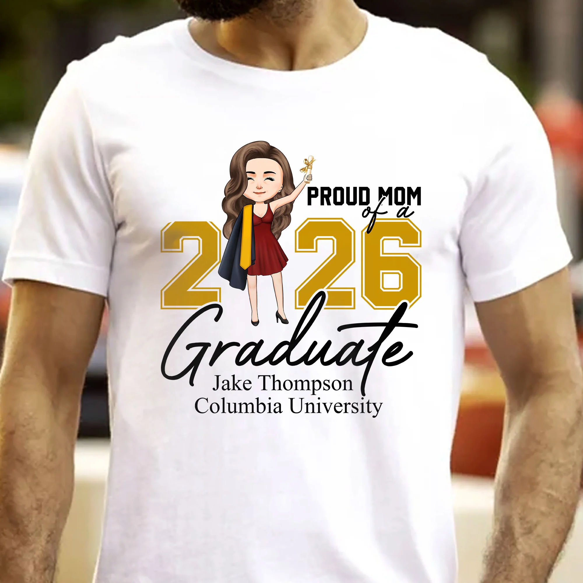Proud Family Of A Graduate - Personalized Shirt - Image 3