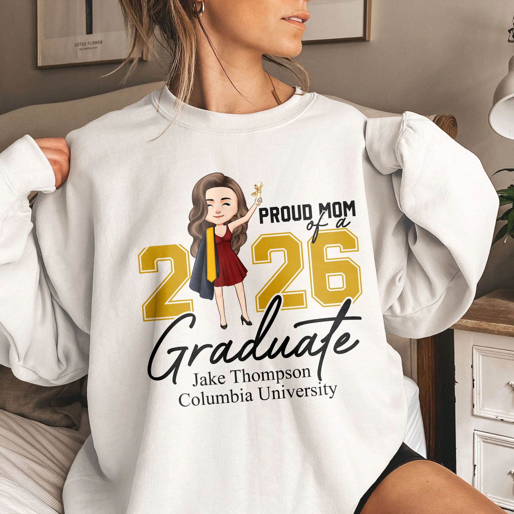Proud Family Of A Graduate - Personalized Shirt - Image 5