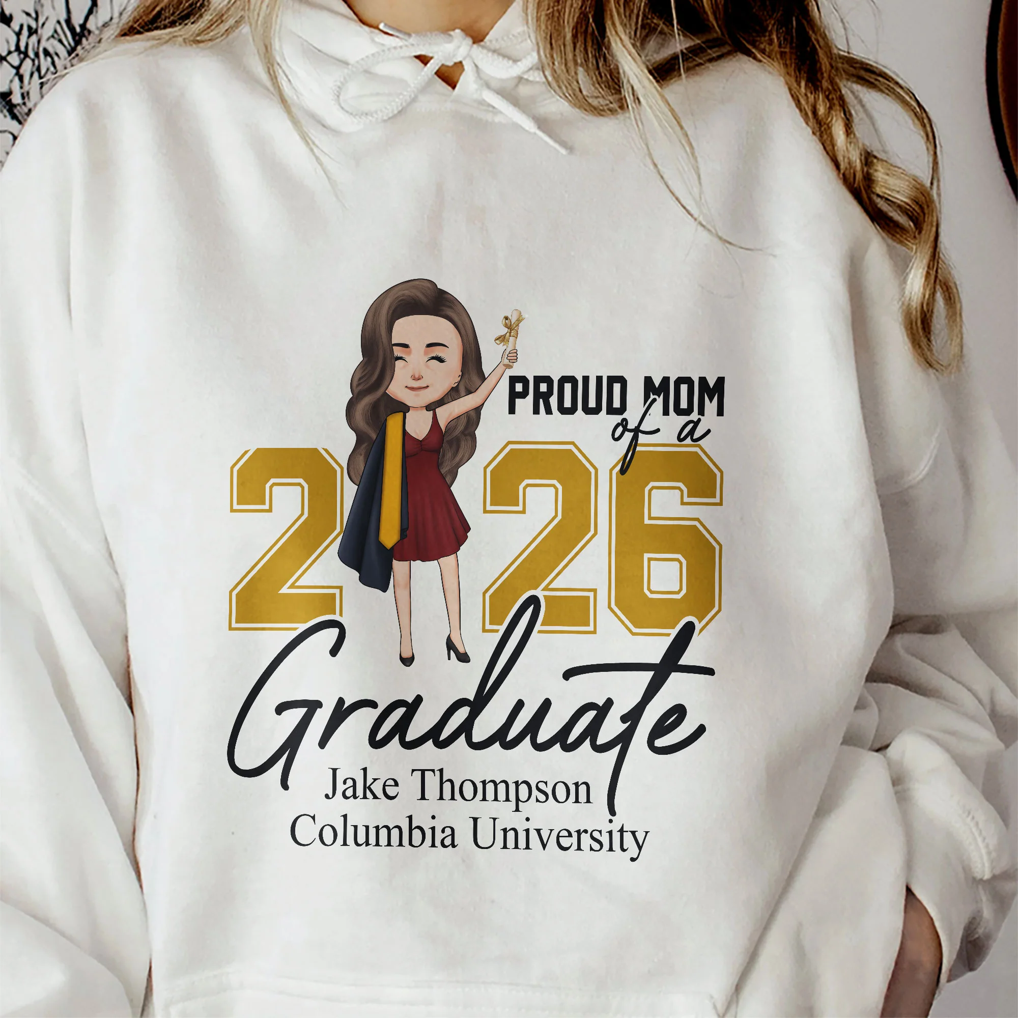 Proud Family Of A Graduate - Personalized Shirt - Image 8