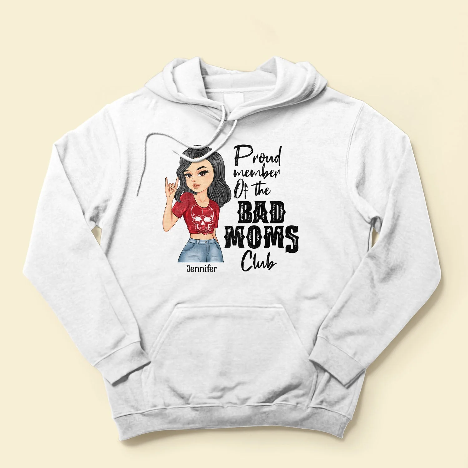 Proud Member Of The Bad Moms Club - Personalized Shirt - Birthday, Mother's day Gift For Mother, Mom, Mama - Image 4