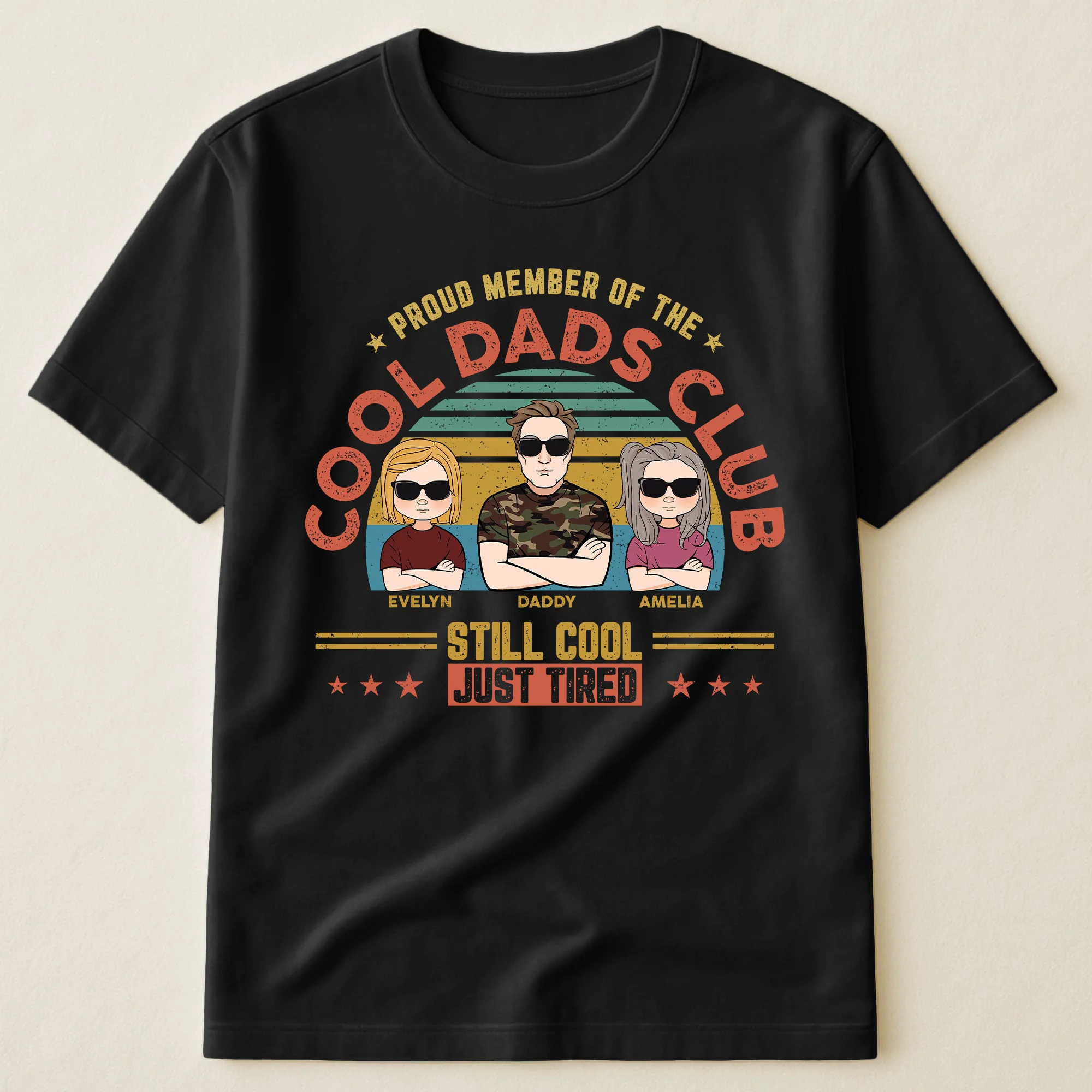 Proud Member Of The Cool Dads Club - Personalized Shirt