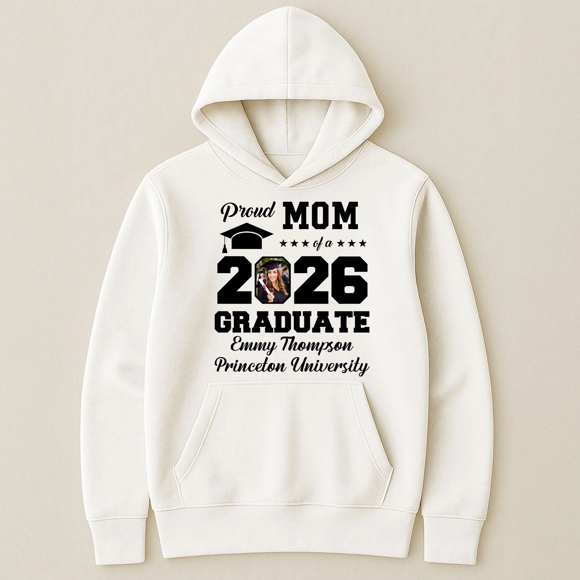 Proud Mom Of A Graduate - Personalized Photo Shirt - Image 6