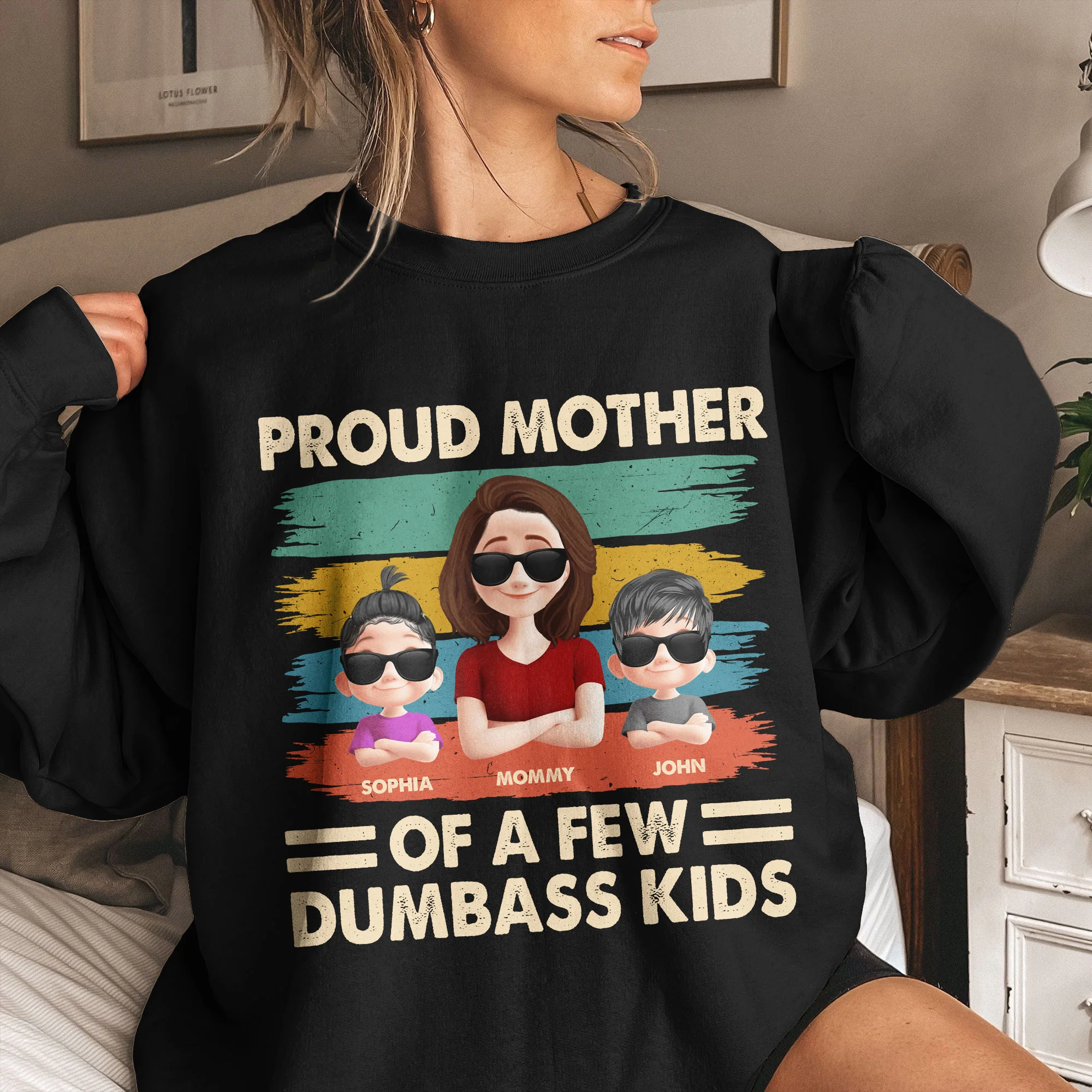 Proud Mother Of A Few Kids - New Version - Personalized Shirt - Image 4