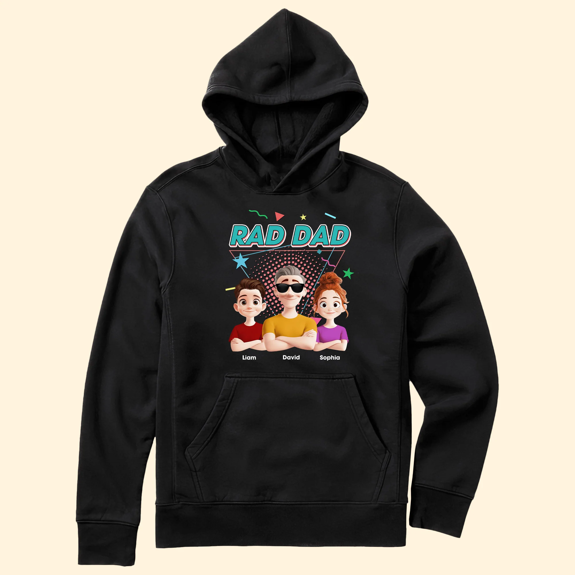 Rad Dad - Funny Cool Dad Gifts - Personalized Shirt - Image 4