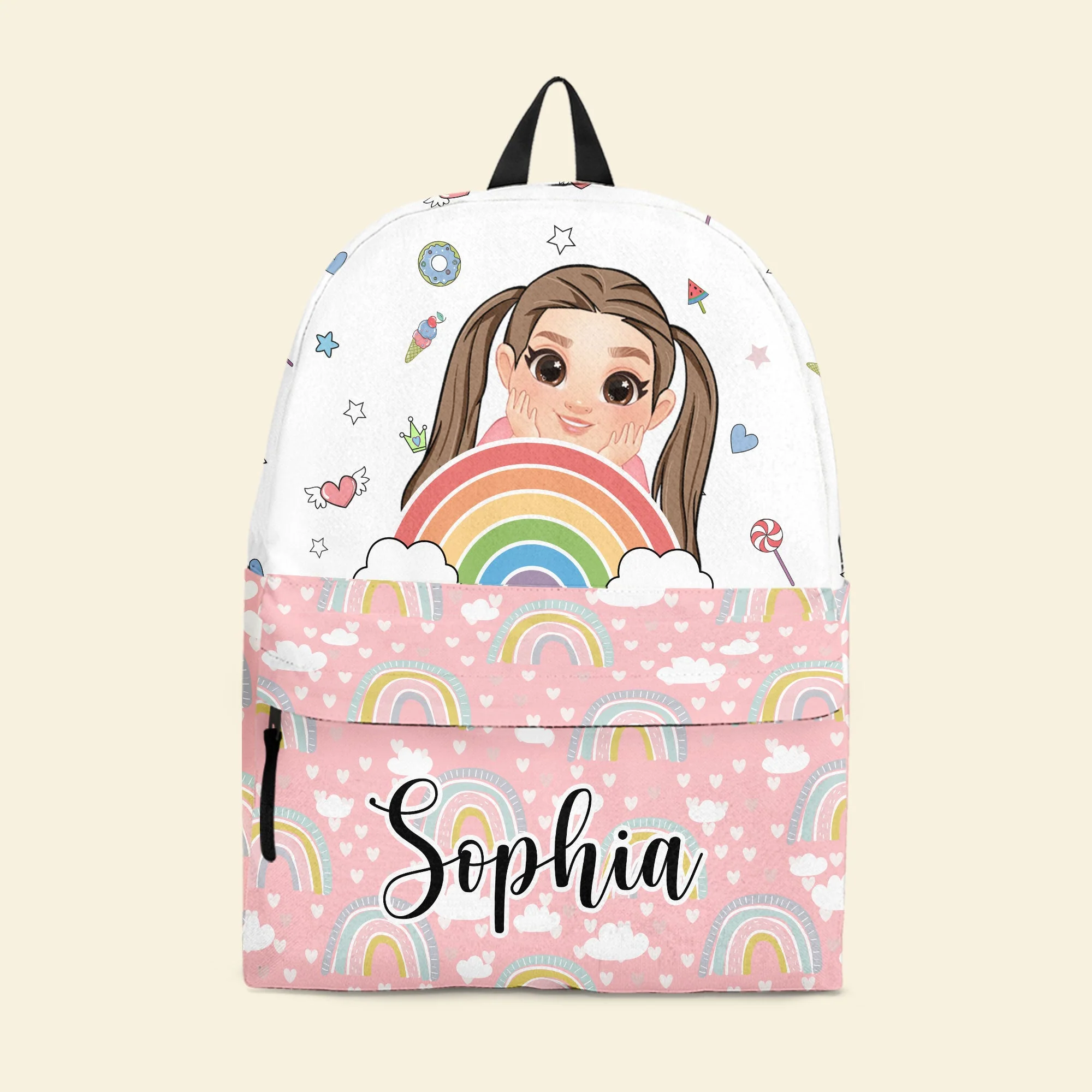 Rainbow Kids - Personalized Kid Backpack - Image 3