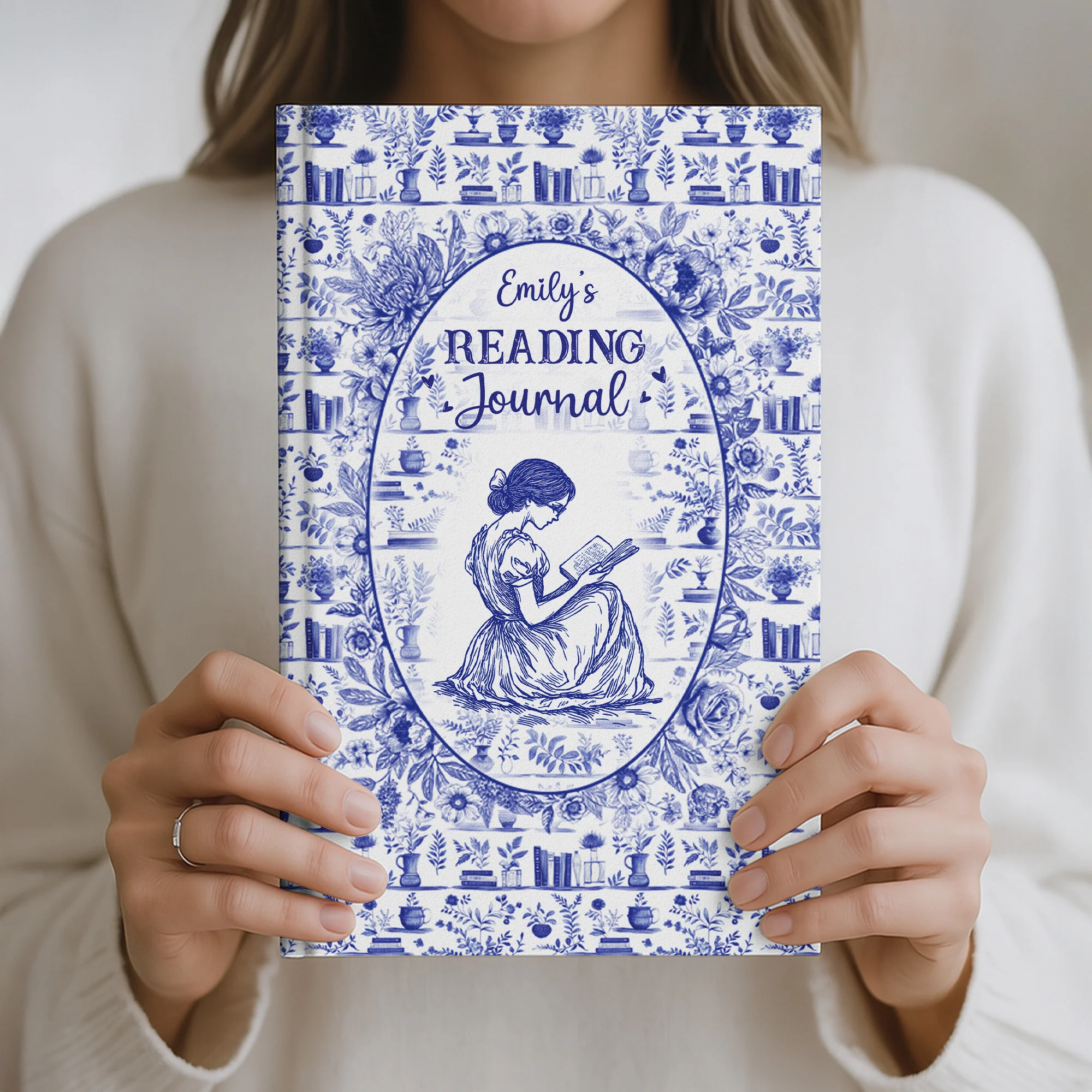 Reading Journal - Personalized Hardcover Journal - Image 2