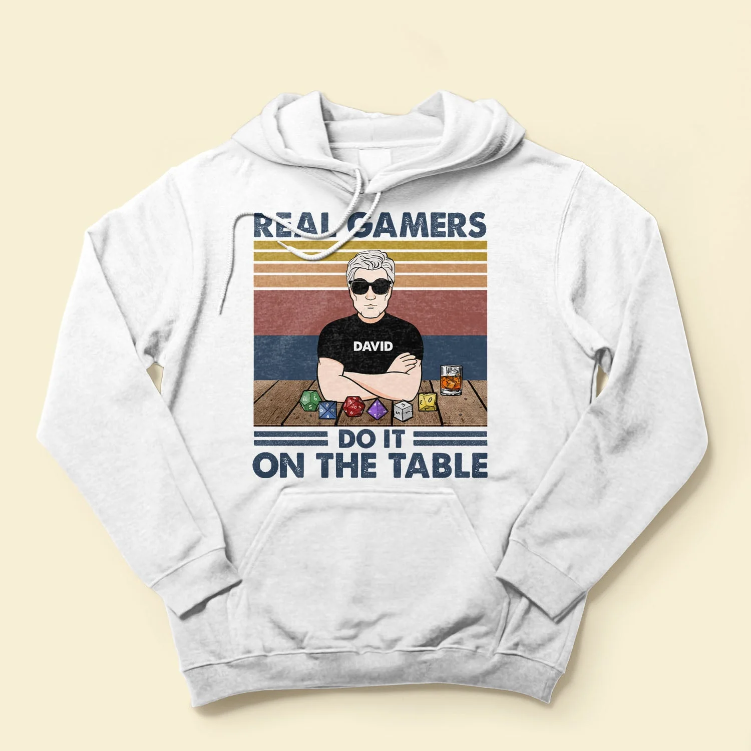 Real Gamers Do It On The Table - Personalized Shirt - Birthday Gift For Dnd Lover, Gamer - Image 4