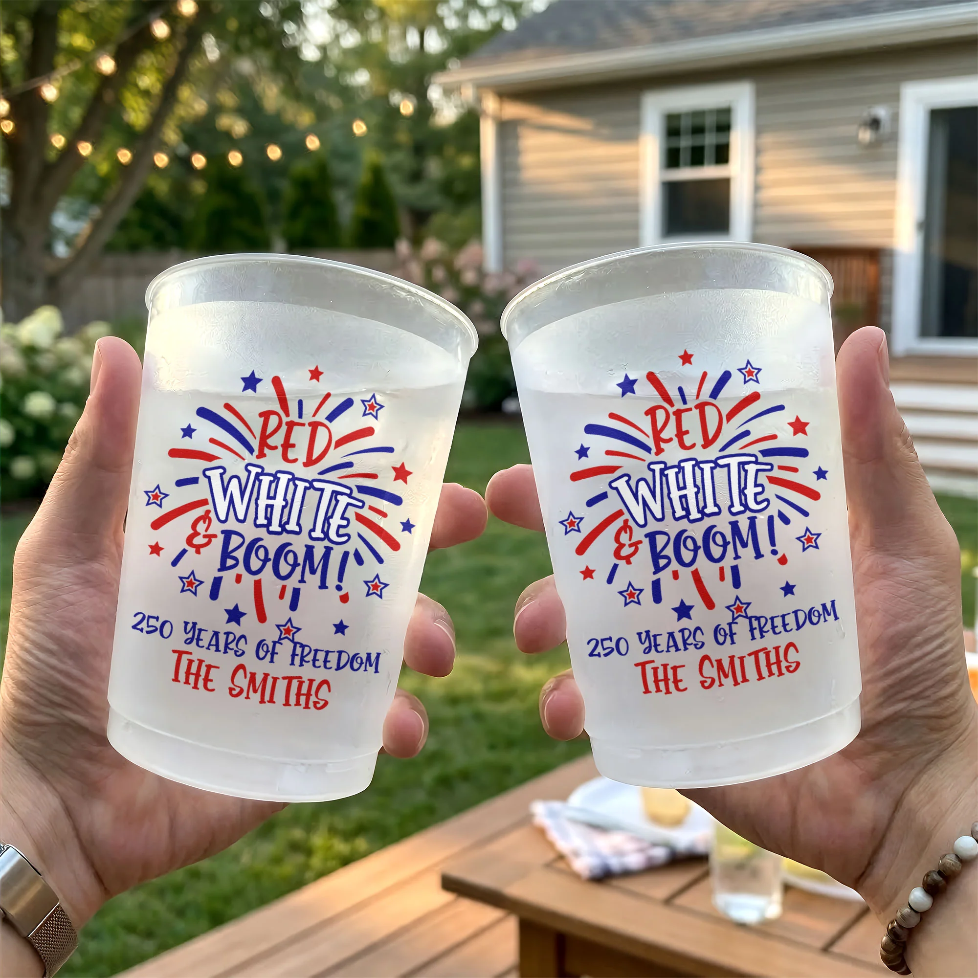 Red White & Boom - Personalized Cups - Image 5