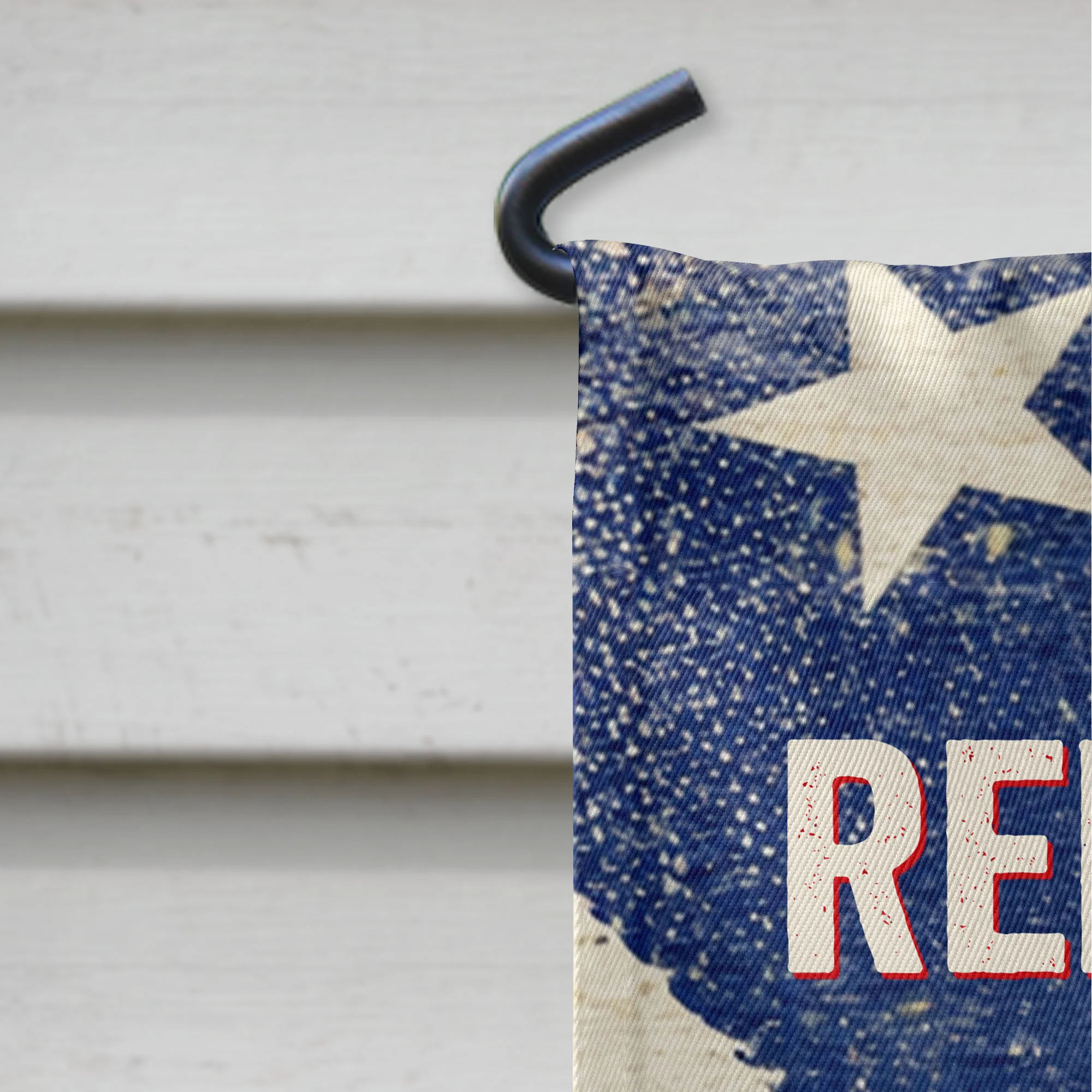 Red White & Woof 250 Years Of Freedom - Vintage Version - Personalized Flag - Image 4