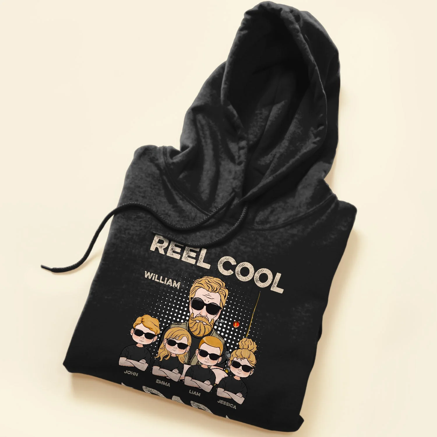 Reel Cool Dad/ Papa/ Grandpa - Personalized Shirt - Birthday, Father's Day Gift For Father, Dad, Daddy, Grandfather, Fisherman - Image 5