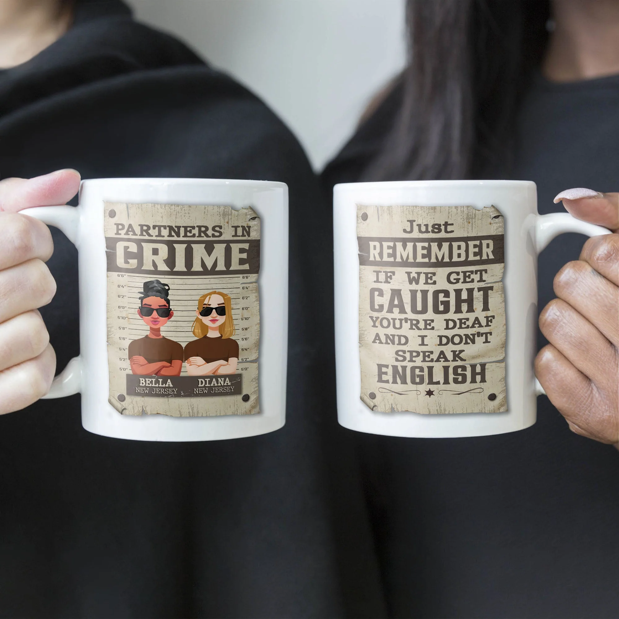Remember If We Get Caught - Personalized Mug - Image 2