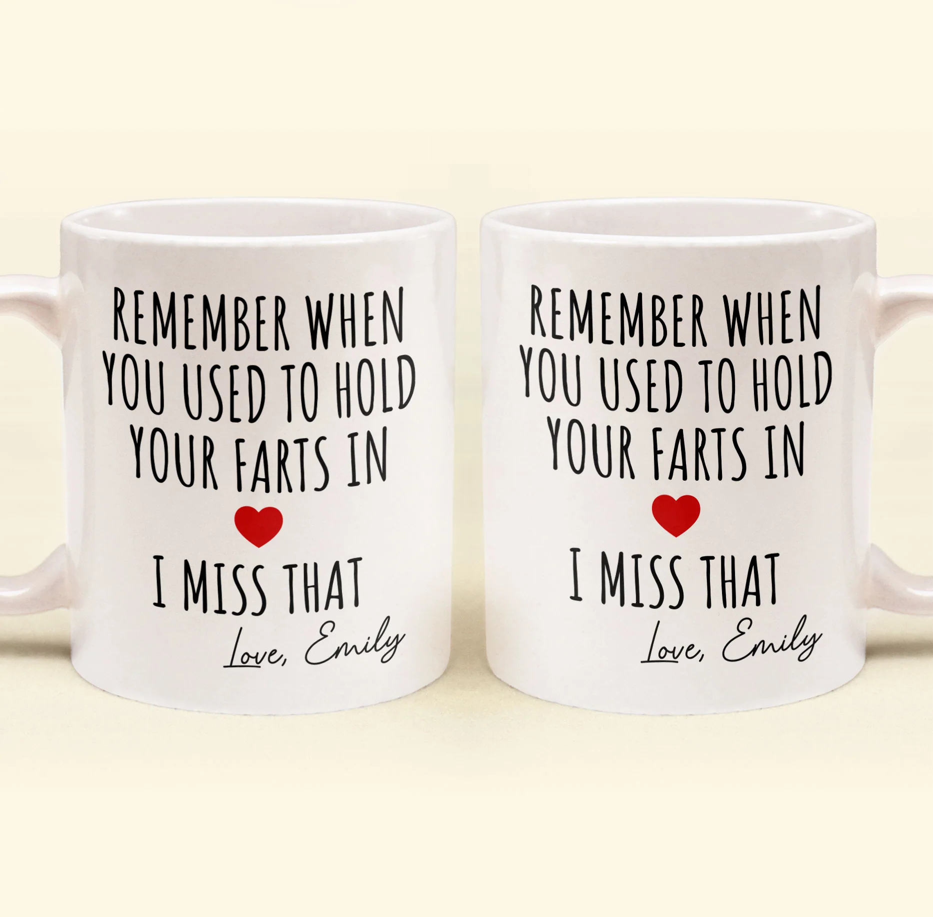 Remember When You Used To Hold Your Farts In - Personalized Mug - Image 4