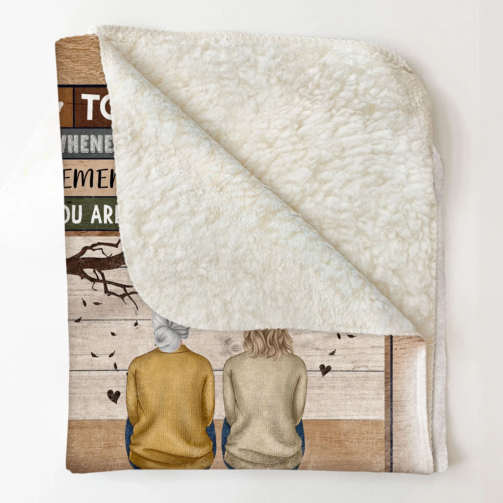 Remember You Are Braver Than You Think Ver2 - Personalized Daughter Blanket - Image 4