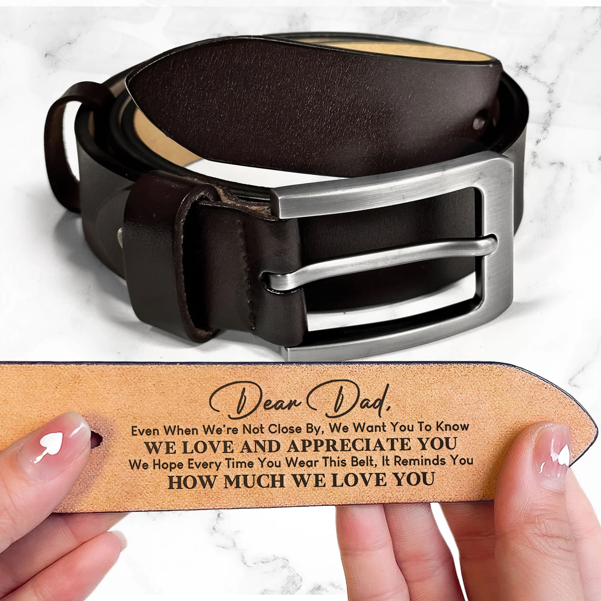 Reminder We Love You For Dad - Father's Day Leather Gift Box Set - Image 6