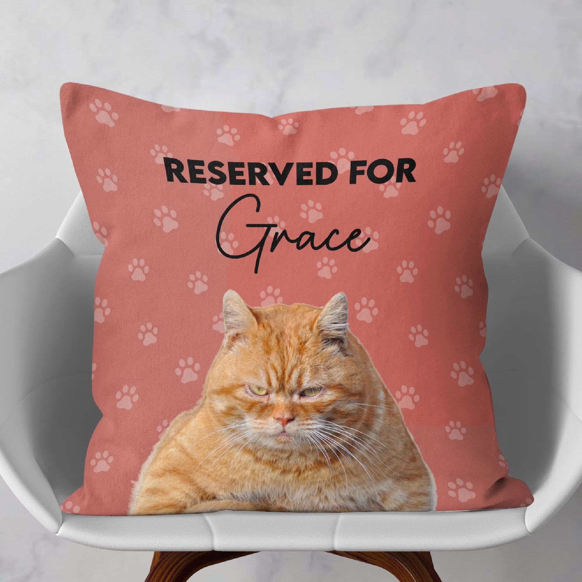 Reserved For - Personalized Photo Pillow - Image 3