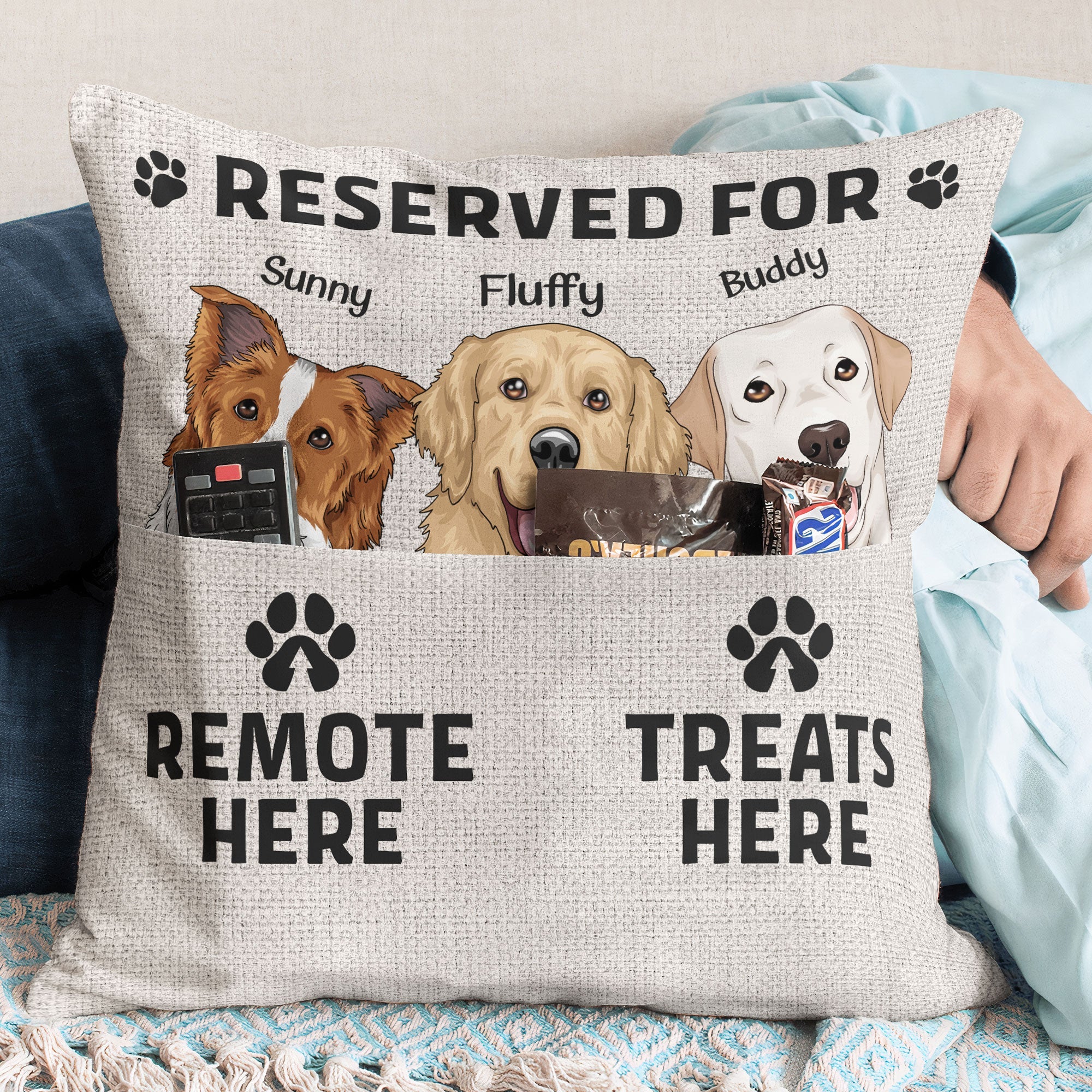 Reserved For - Personalized Pocket Pillow (Insert Included) - Image 3
