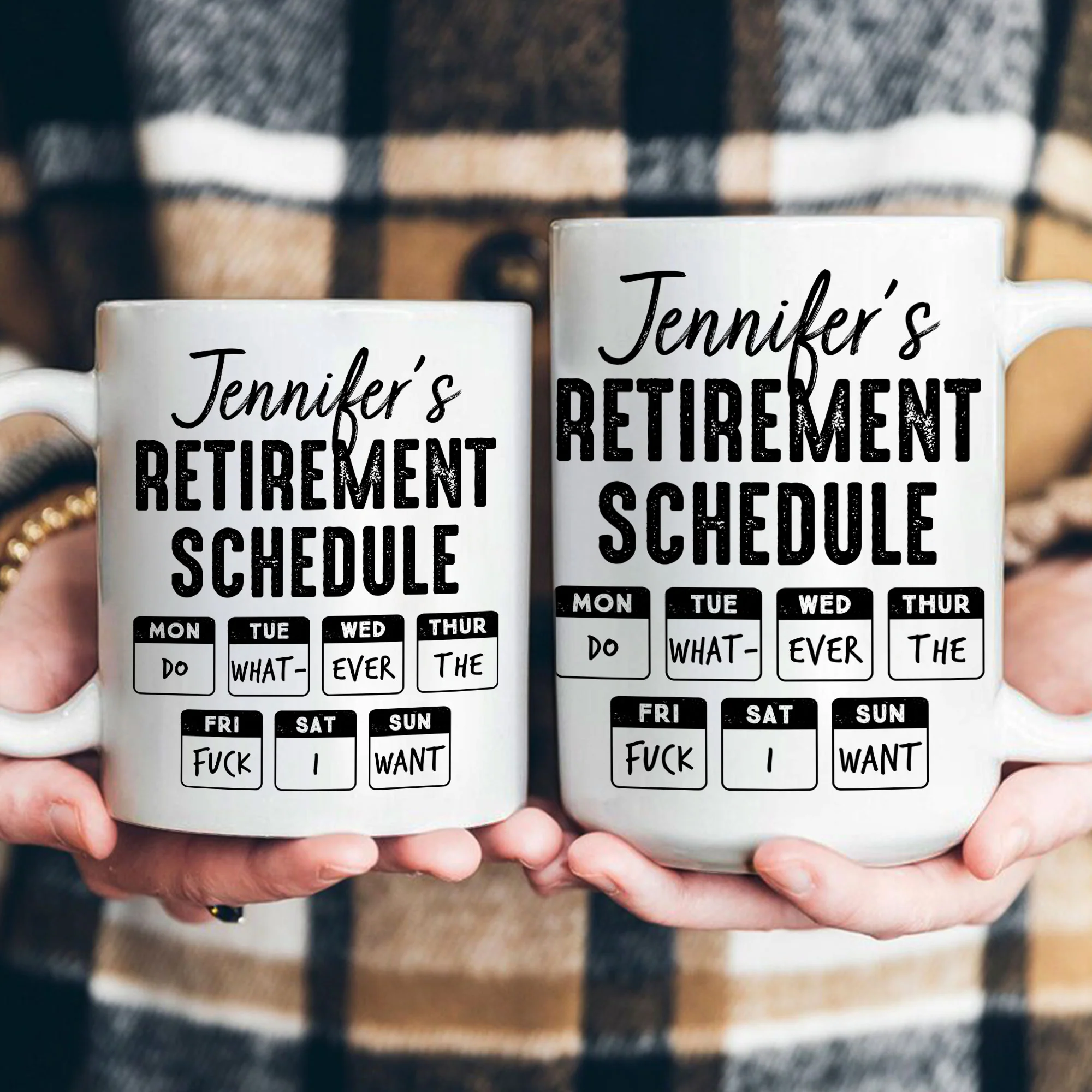 Retirement Schedule Do What Ever The Fck I Want - Custom Gift Set - Image 5