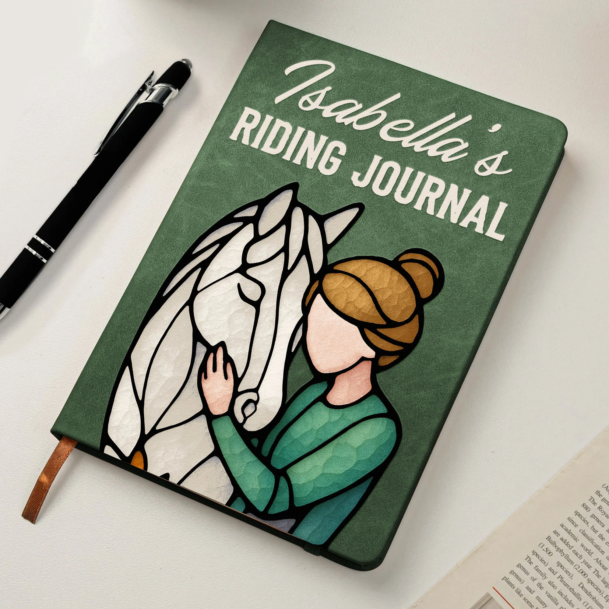 Riding Journal - Personalized Leather Journal - Image 4