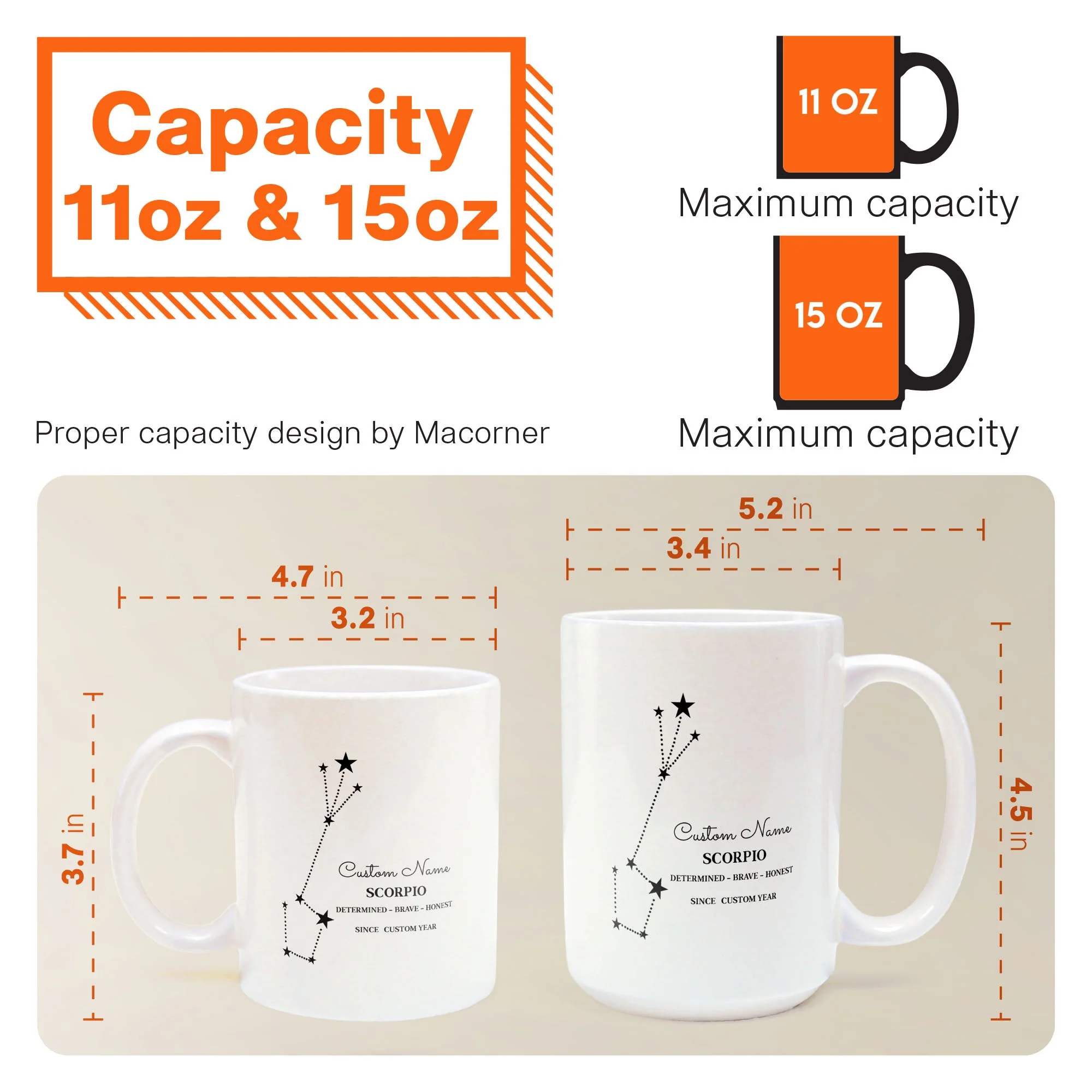 Scorpio Mug - Personalized Mug - Image 7