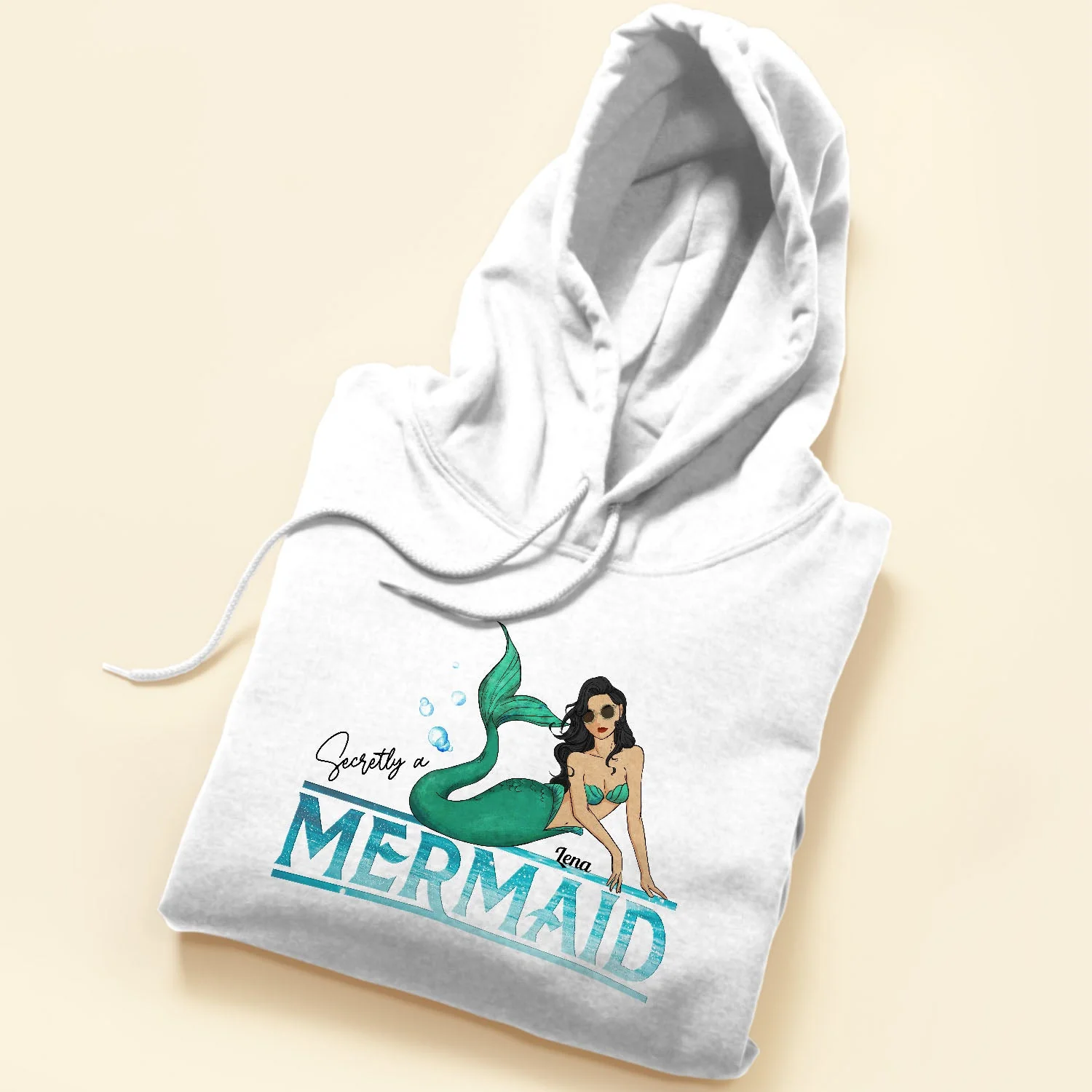 Secretly A Mermaid - Personalized Shirt - Birthday Gift For Girls, Mermaid Girls, Ocean Lovers - Image 5